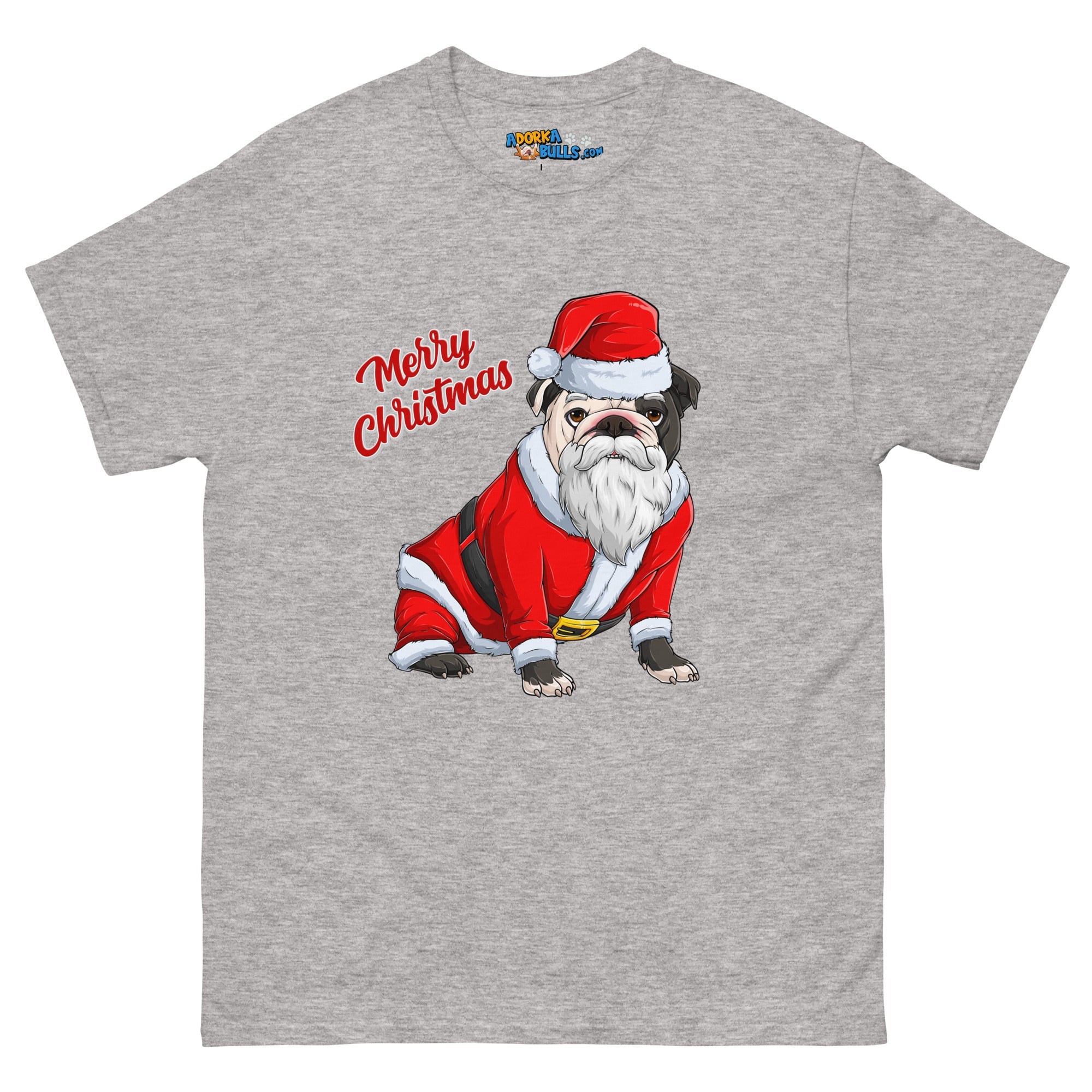 "Merry Christmas" Santa Bulldog Men&