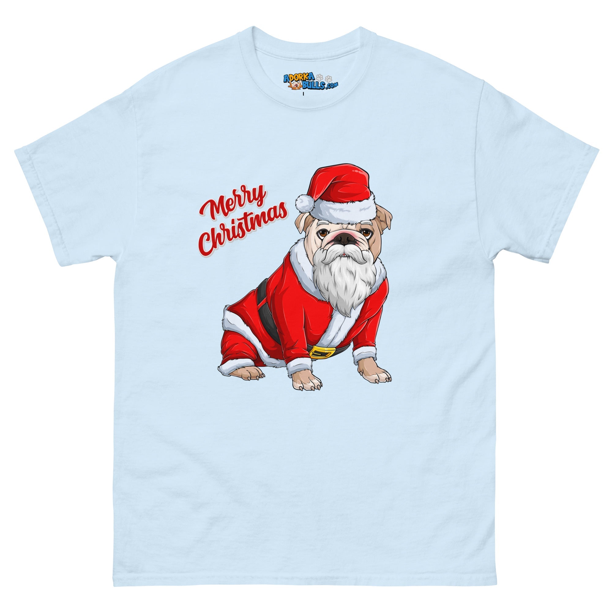 "Merry Christmas" Santa Bulldog Men&