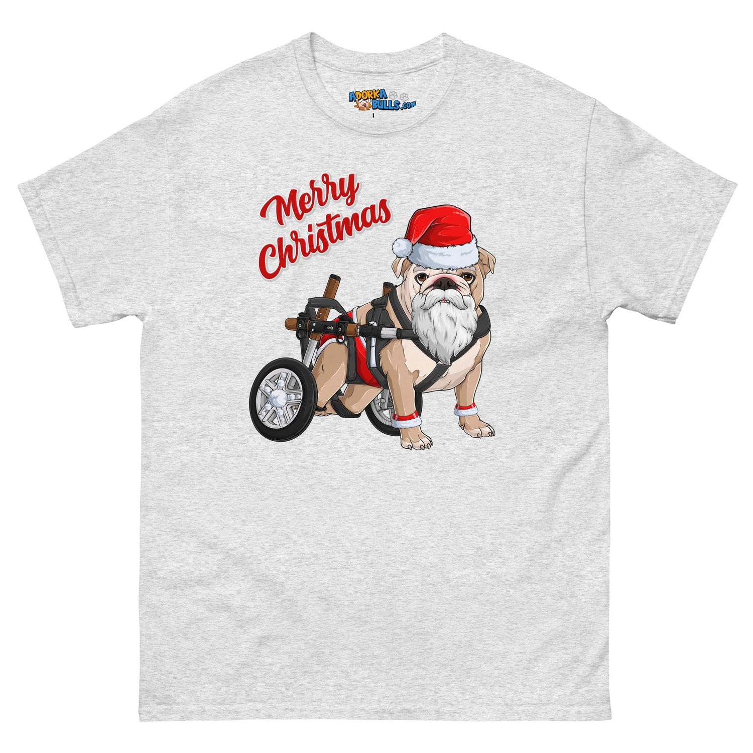 "Merry Christmas" Santa Bulldog Men&