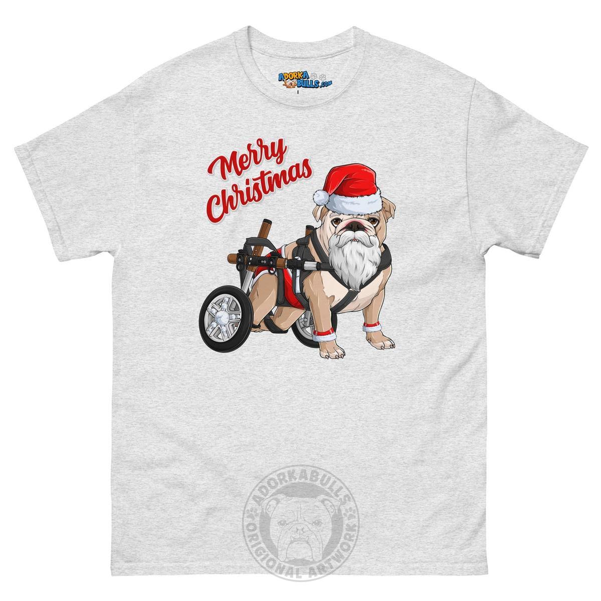"Merry Christmas" Santa Bulldog Men&