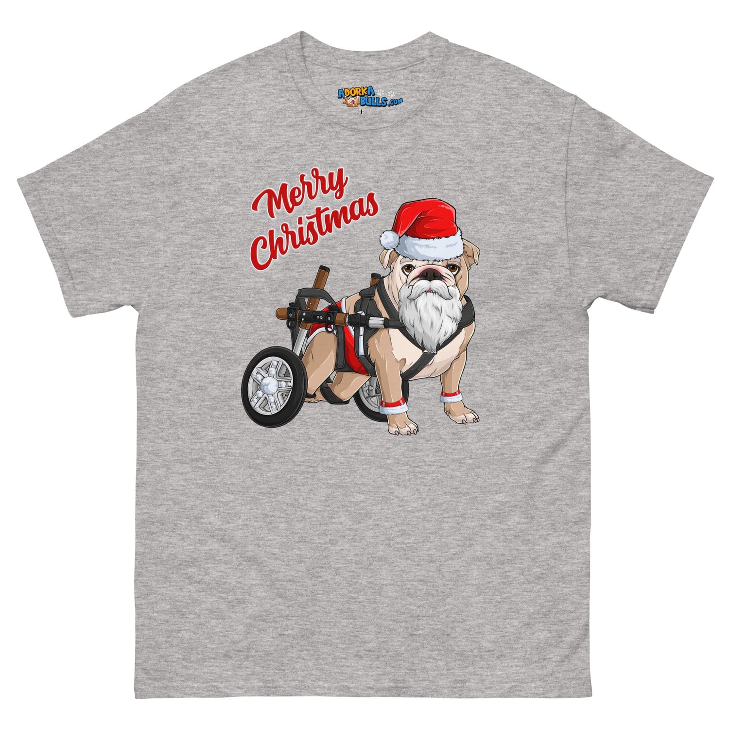 "Merry Christmas" Santa Bulldog Men&