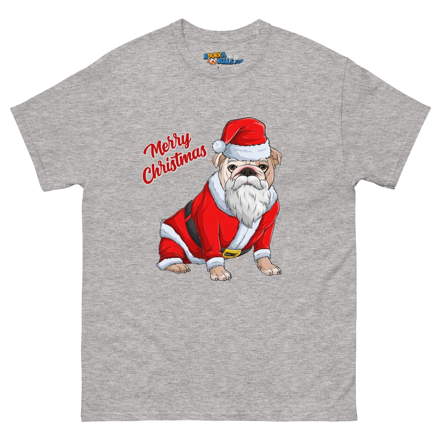 "Merry Christmas" Santa Bulldog Men&