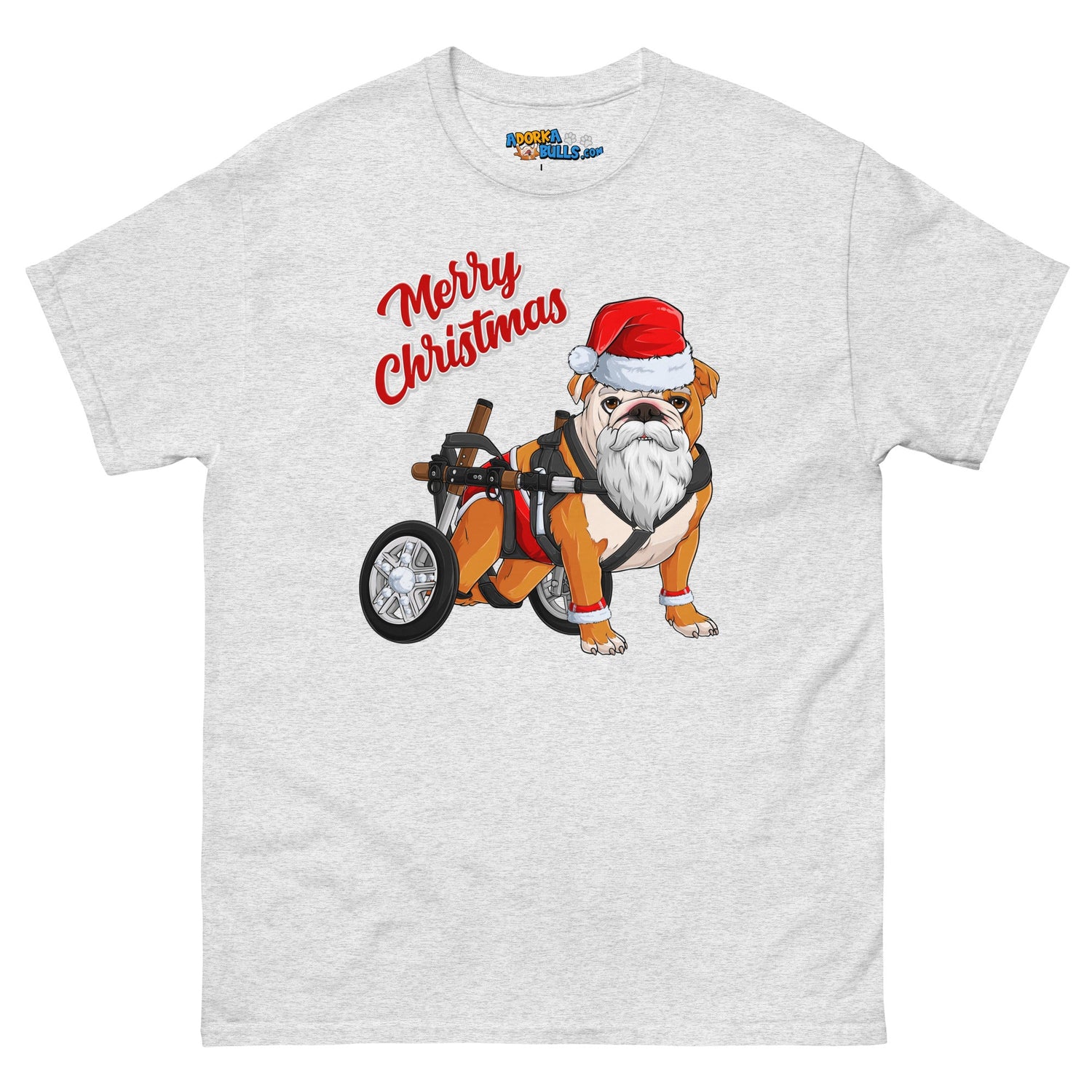 "Merry Christmas" Santa Bulldog Men&