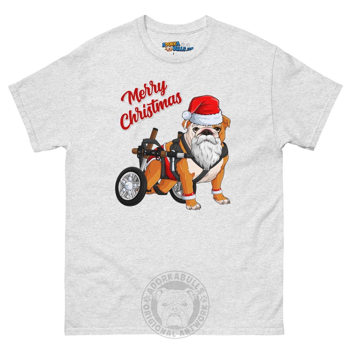 "Merry Christmas" Santa Bulldog Men&