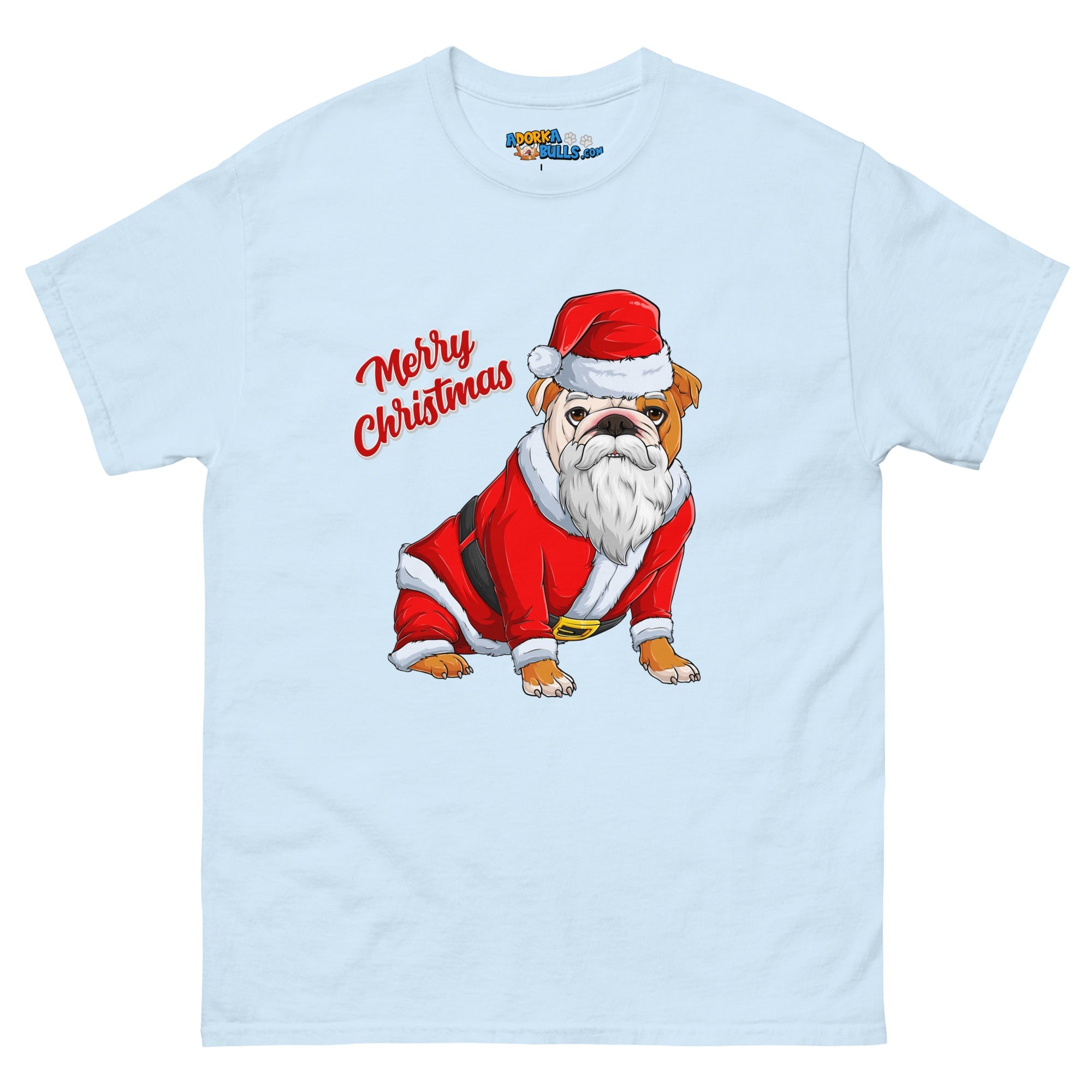 "Merry Christmas" Santa Bulldog Men&