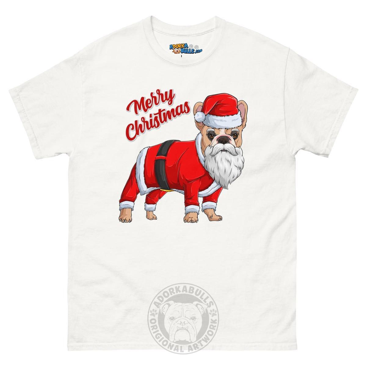 "Merry Christmas" Santa Frenchie Men&