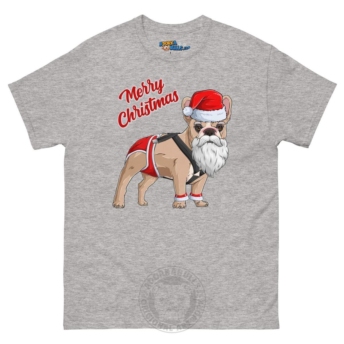 "Merry Christmas" Santa Frenchie Men&