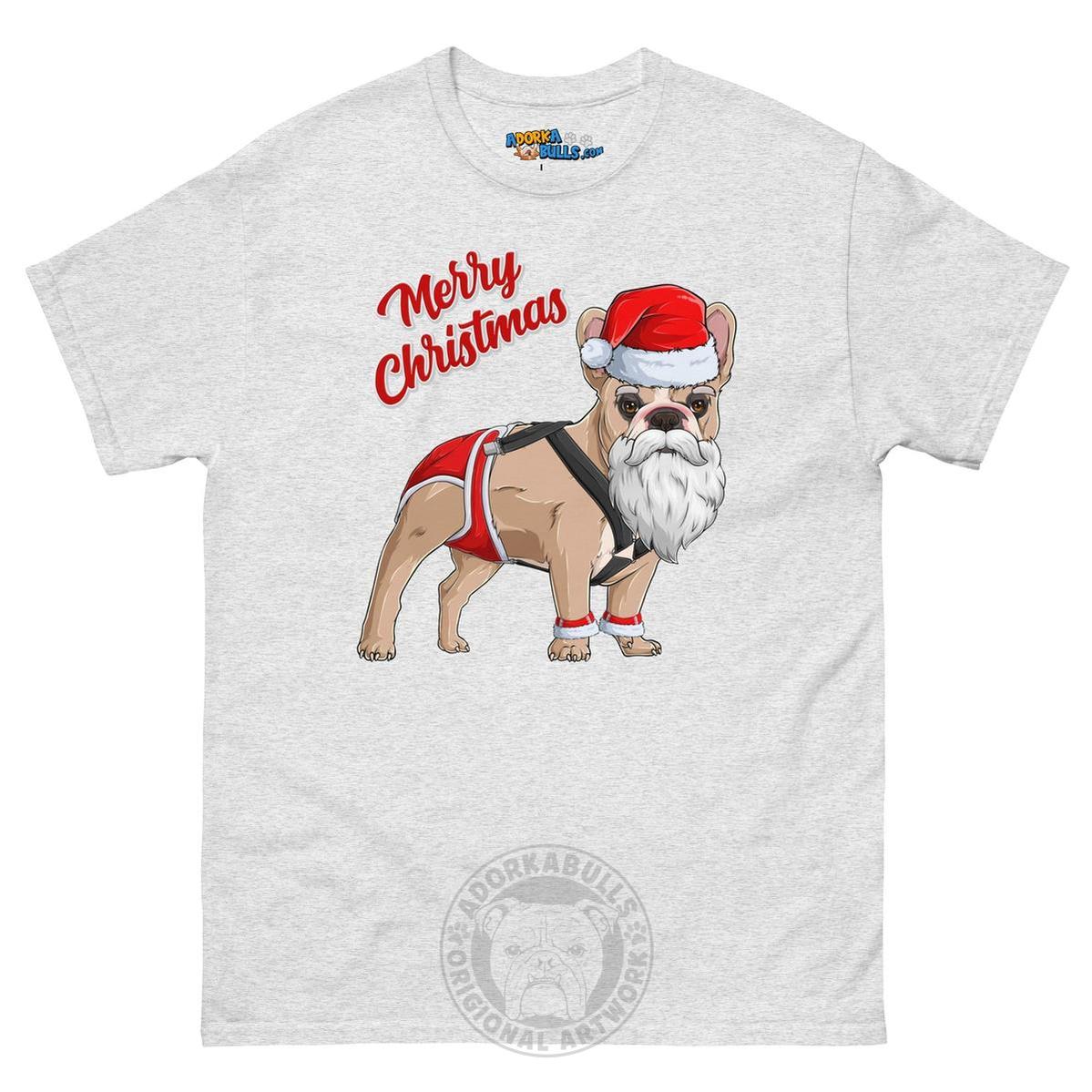 "Merry Christmas" Santa Frenchie Men&