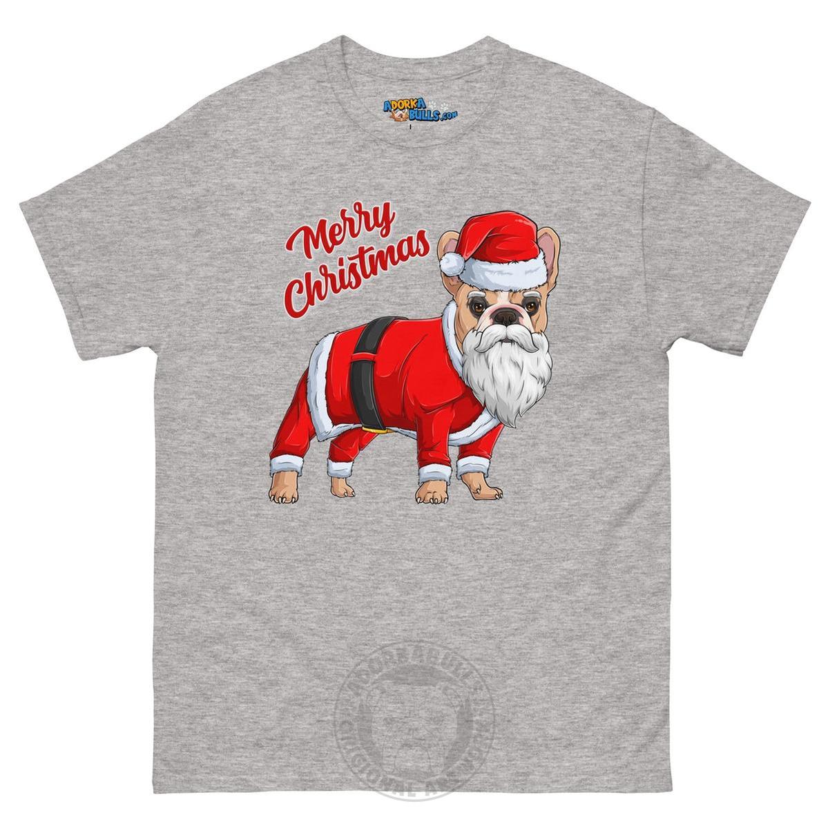 "Merry Christmas" Santa Frenchie Men&