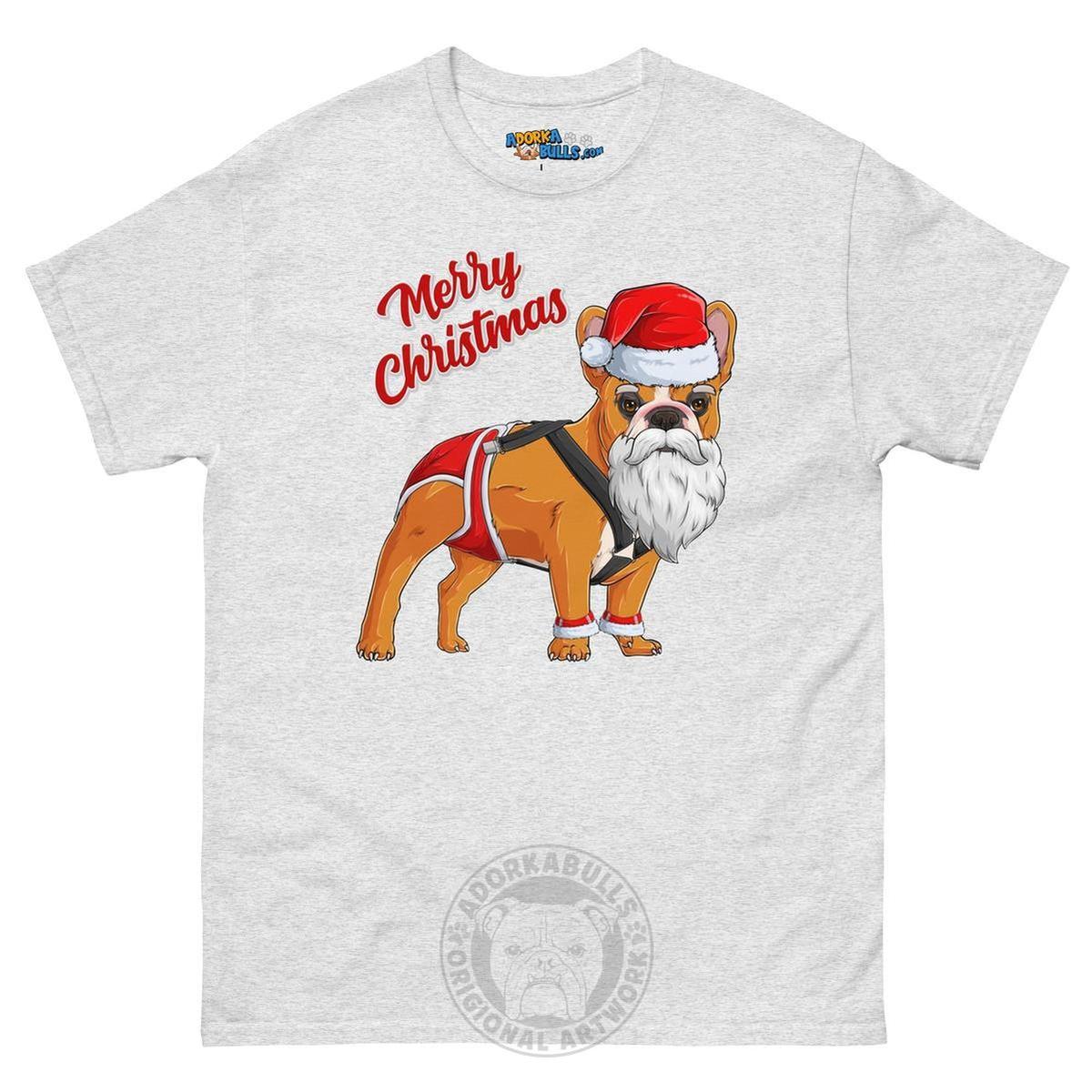 "Merry Christmas" Santa Frenchie Men&