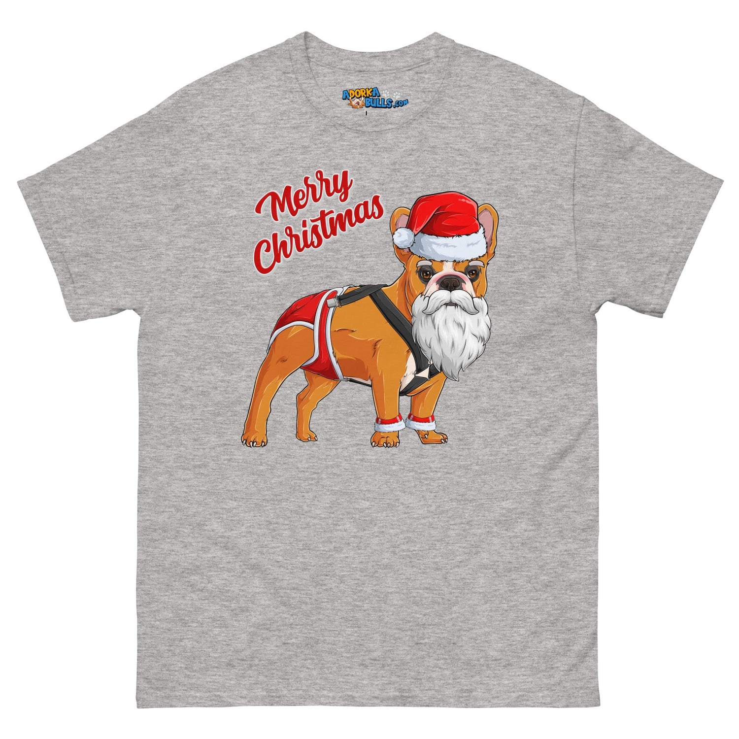 "Merry Christmas" Santa Frenchie Men&