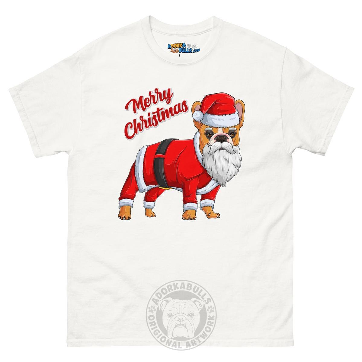 "Merry Christmas" Santa Frenchie Men&