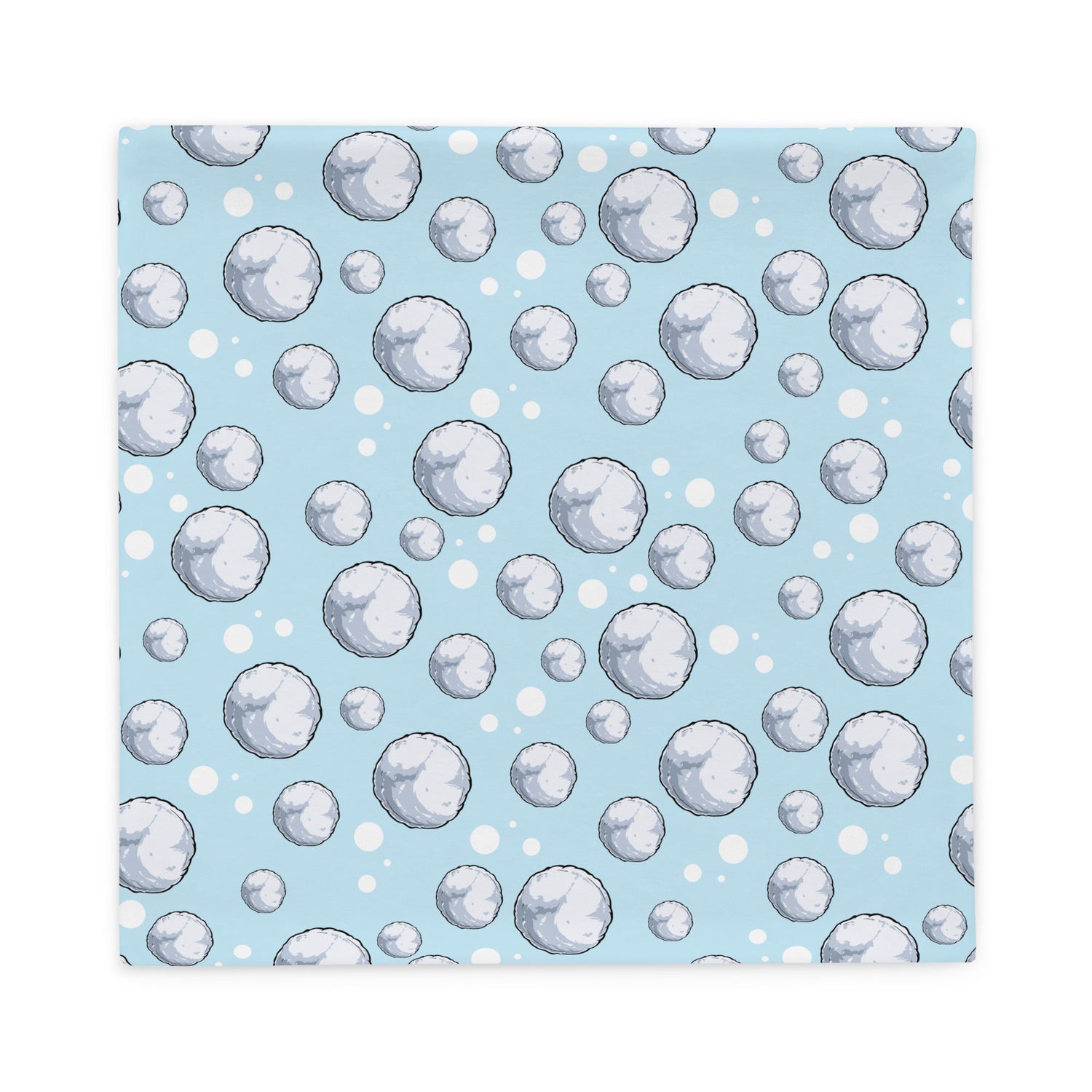 "Merry Christmas" Santa Frenchie Pillow Case | Red & White Colored