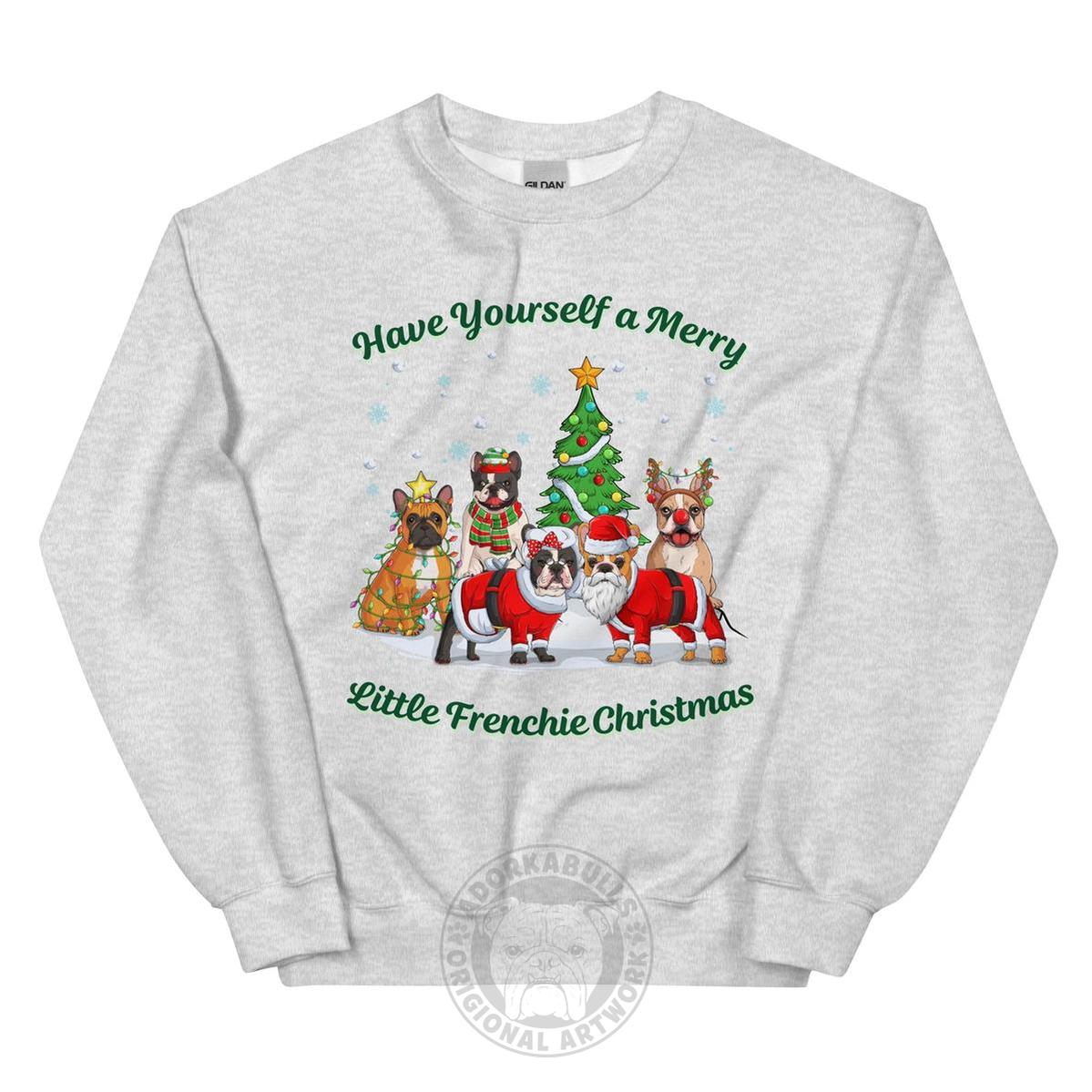 Merry Little Frenchie Christmas Sweatshirt