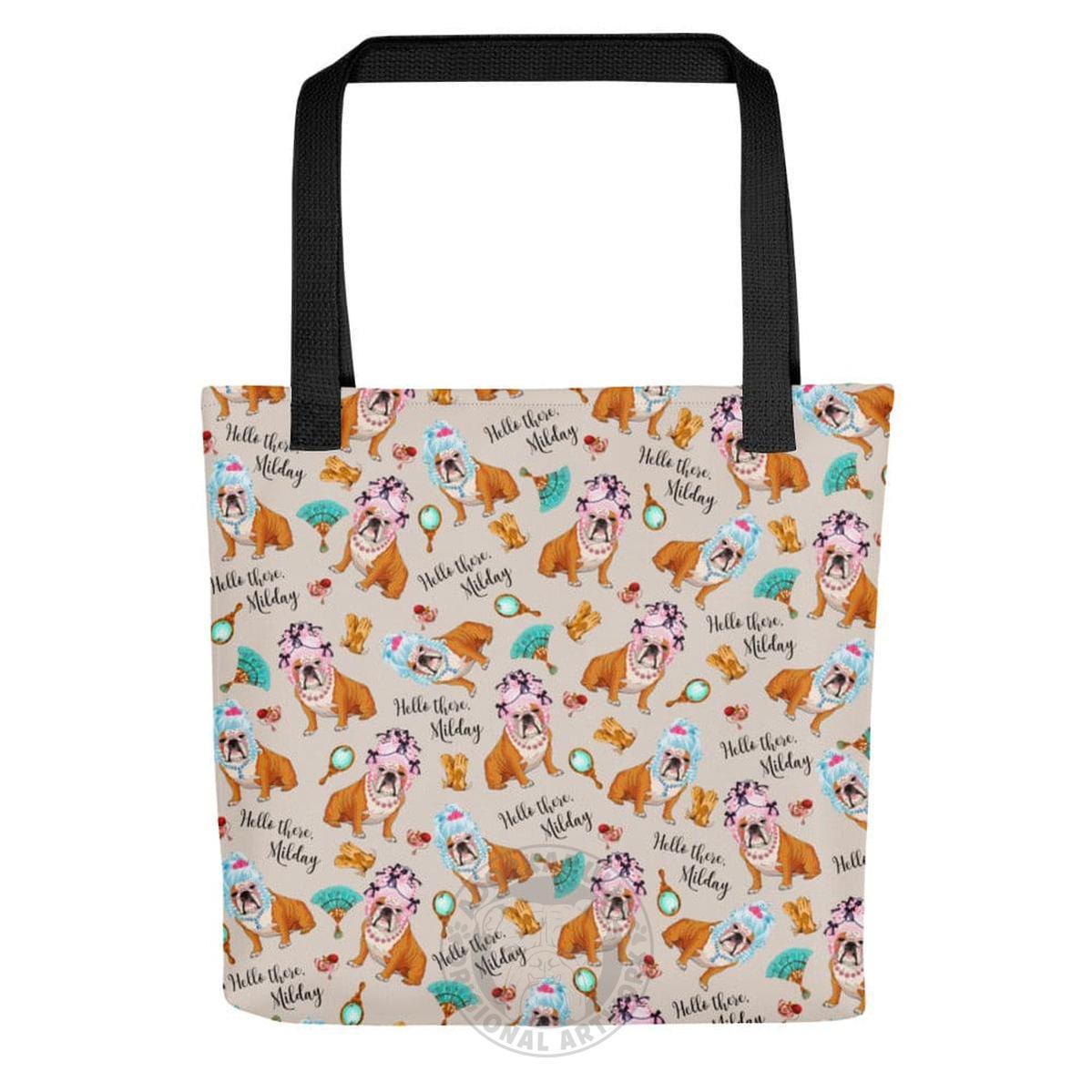 "Milady" English Bulldog Tote Bag
