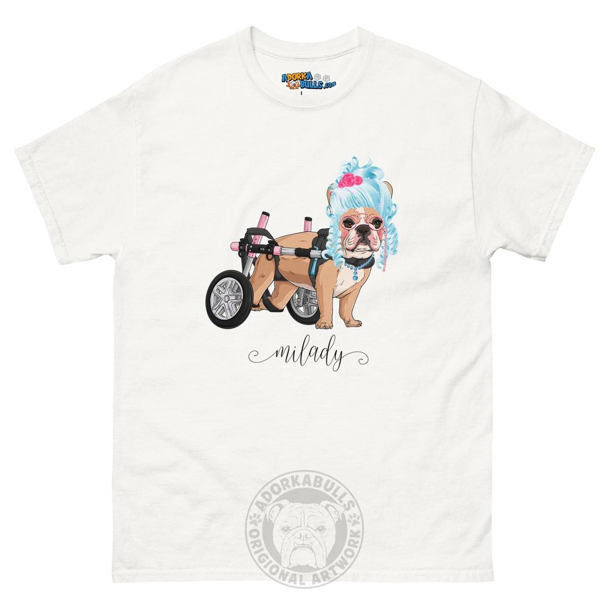 "Milady" French Bulldog in Wheelchair Men&