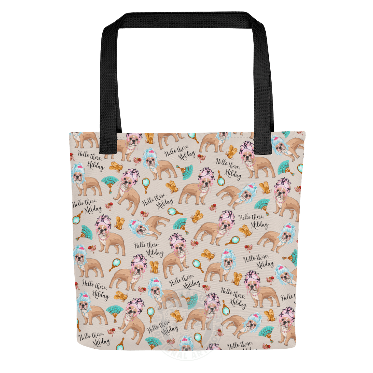 "Milady" French Bulldog Tote Bag