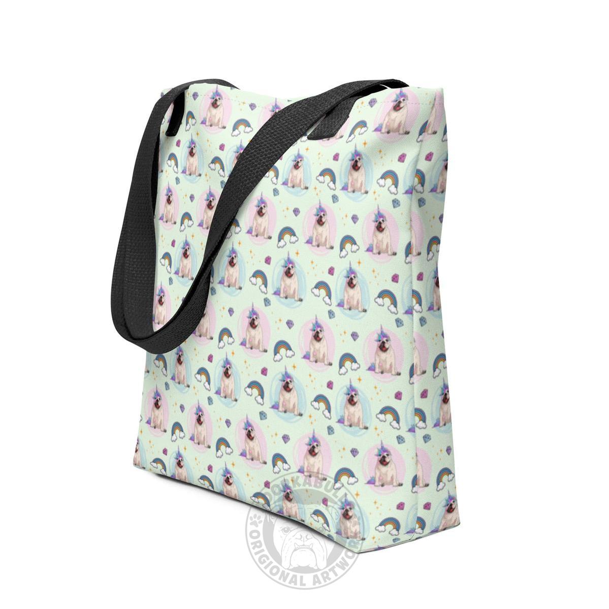 Mint Bullicorn Tote Bag