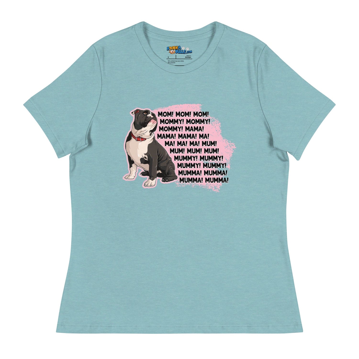 "Mom, Mommy, Mama" English Bulldog Women&