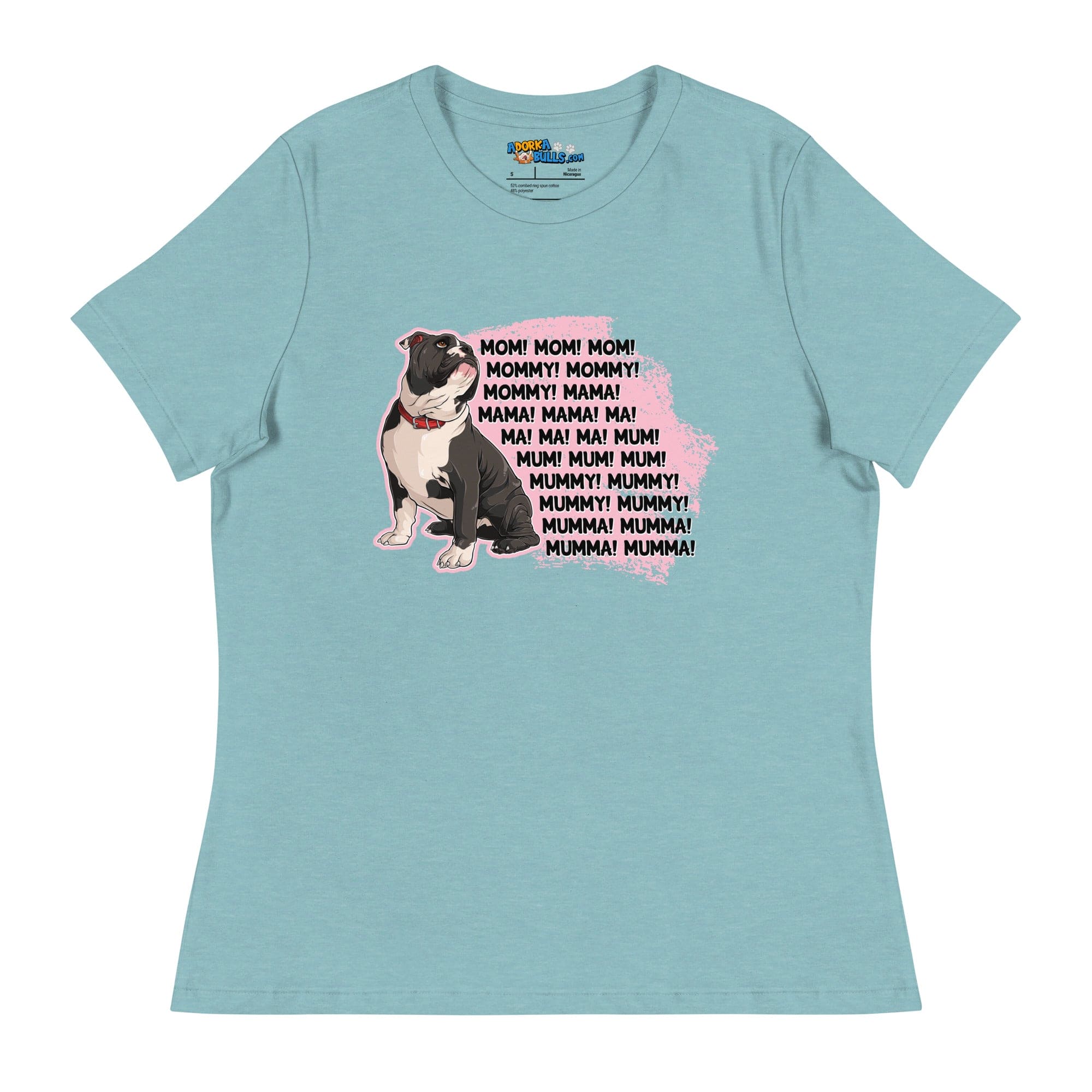 "Mom, Mommy, Mama" English Bulldog Women&