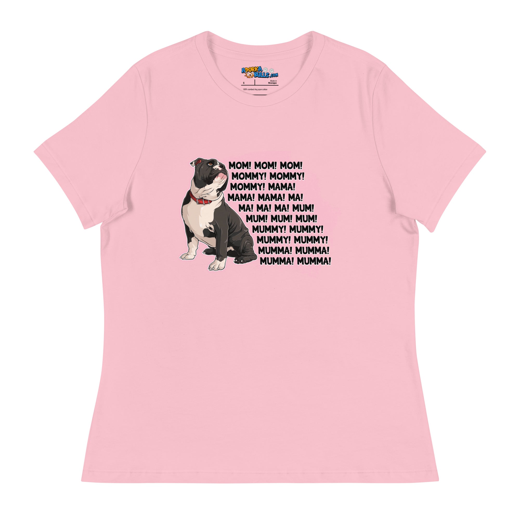 "Mom, Mommy, Mama" English Bulldog Women&