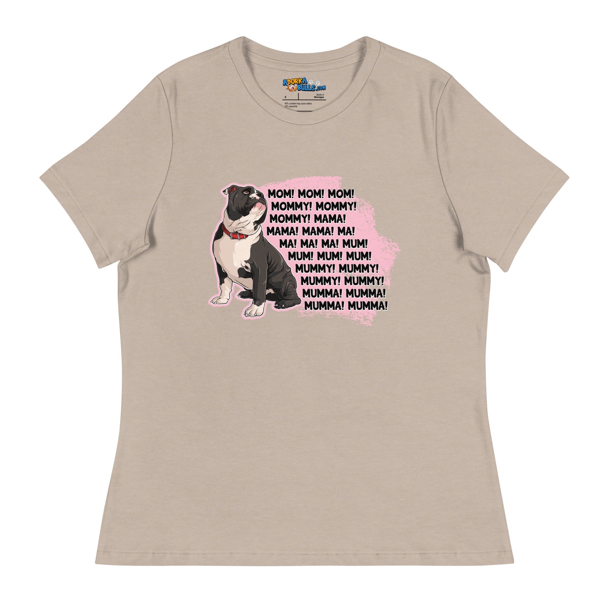 "Mom, Mommy, Mama" English Bulldog Women&