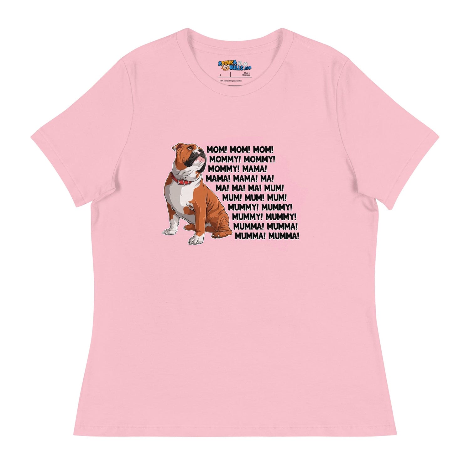 "Mom, Mommy, Mama" English Bulldog Women&