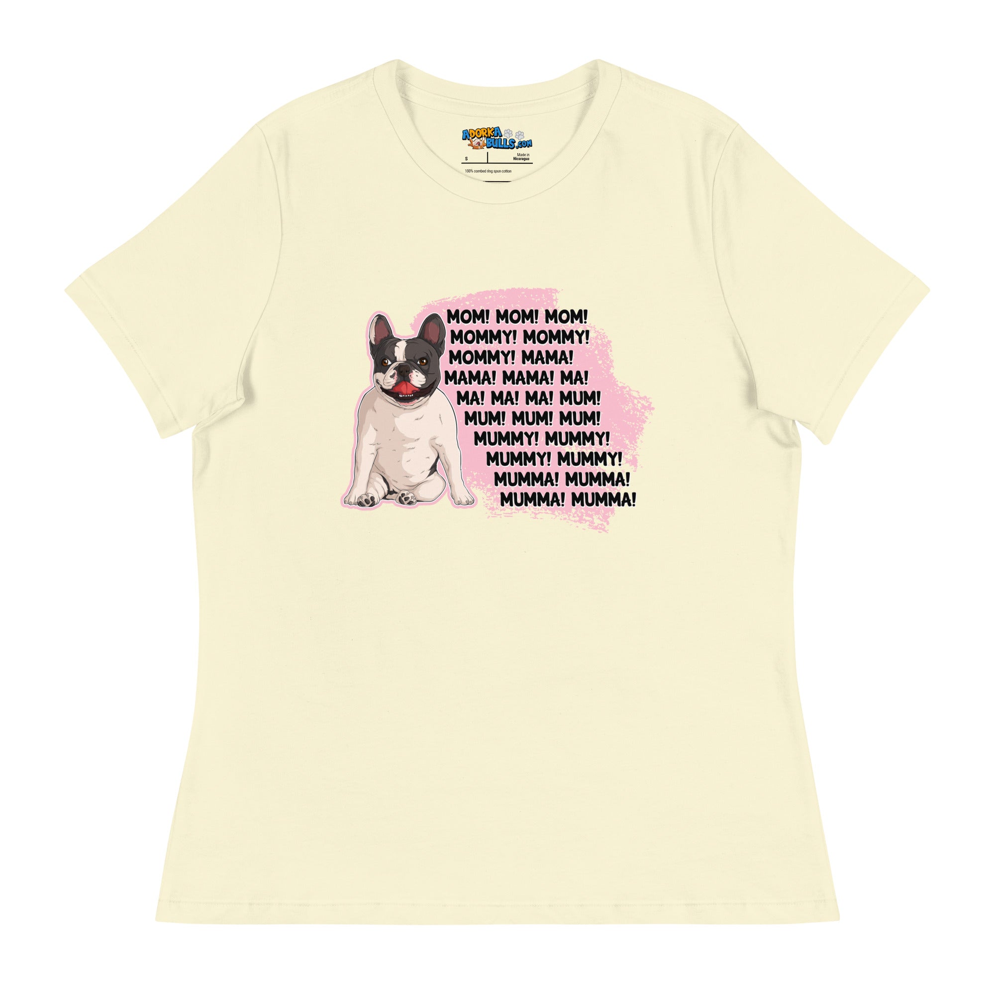 "Mom, Mommy, Mama" French Bulldog Women&