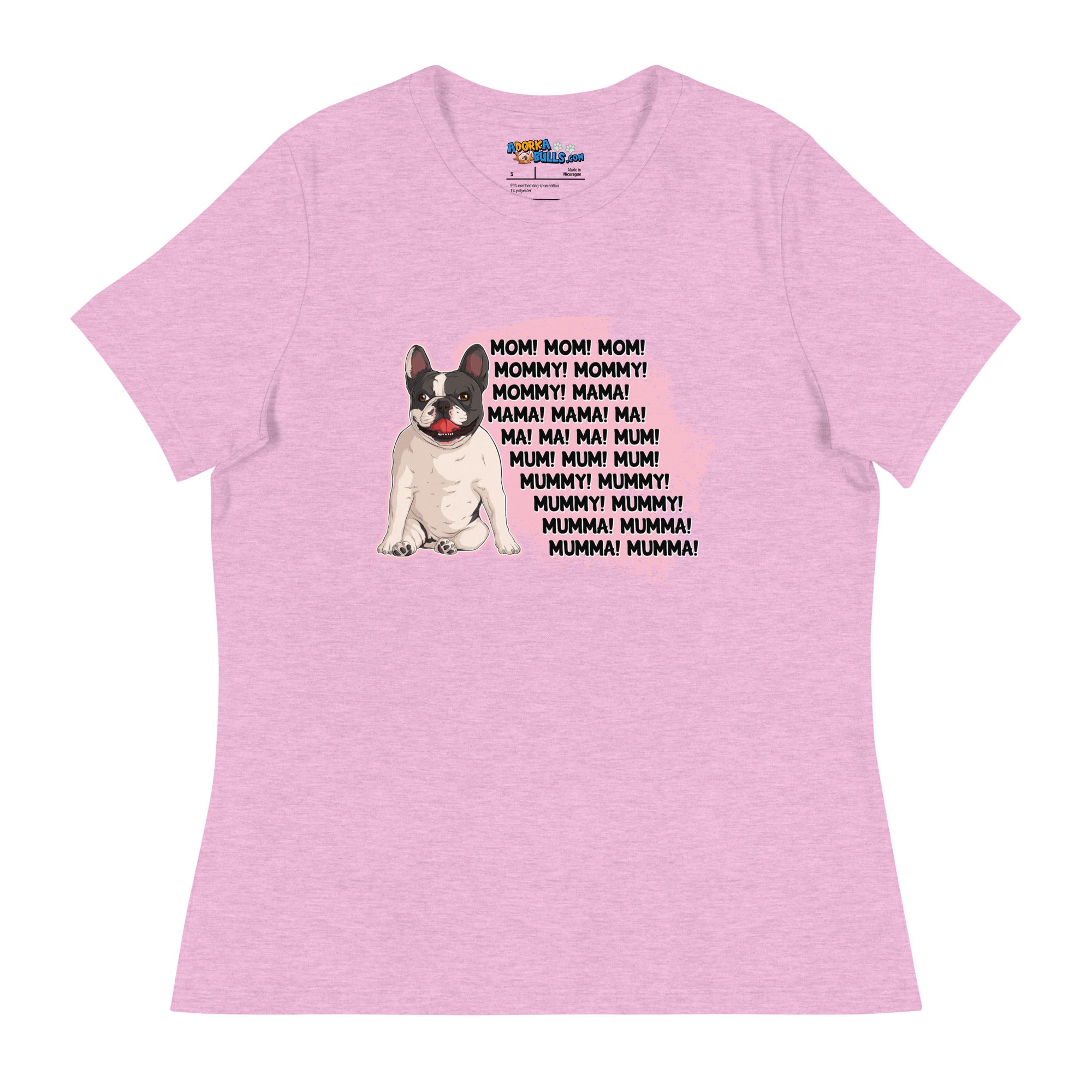 "Mom, Mommy, Mama" French Bulldog Women&