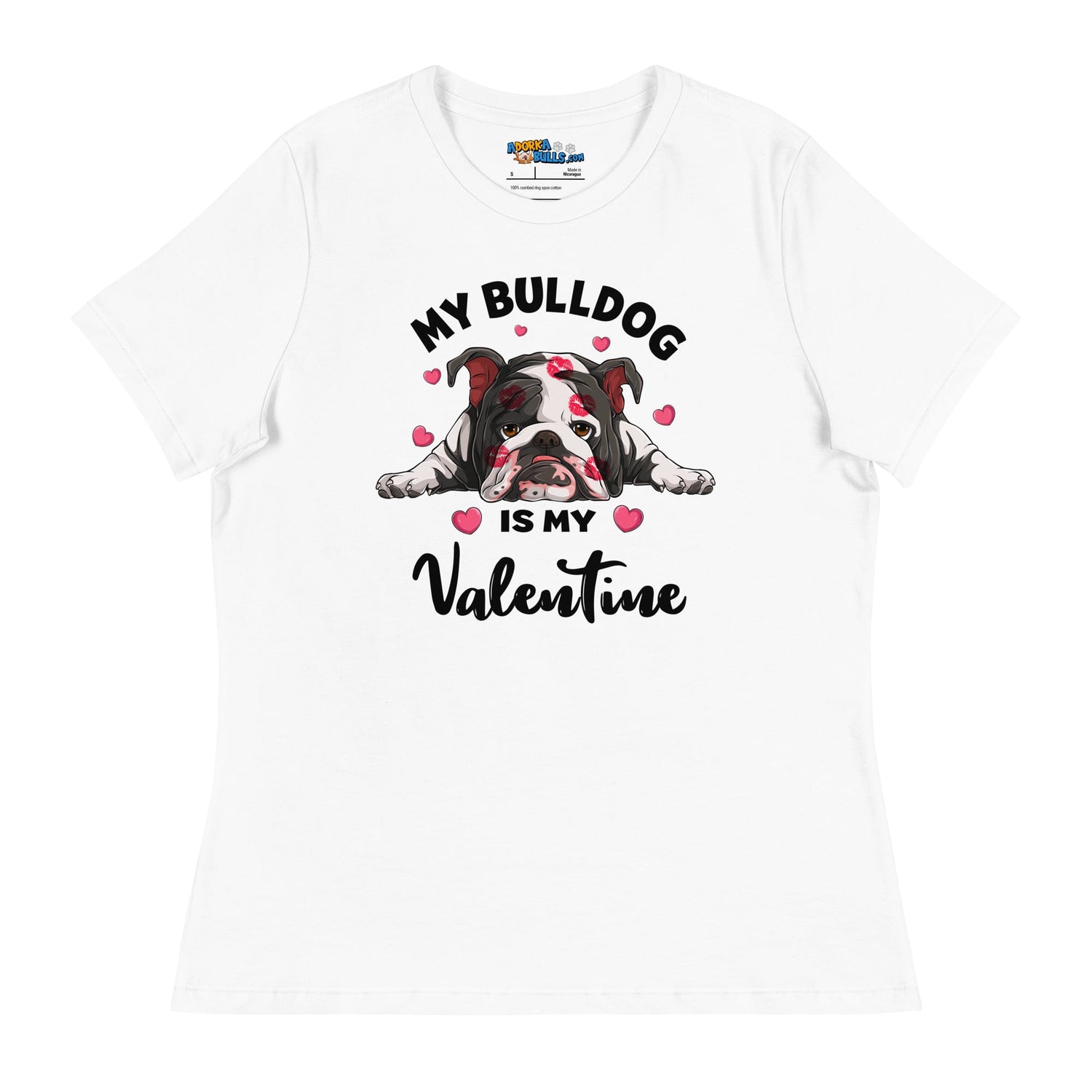 "My Bulldog is my Valentine" Women&