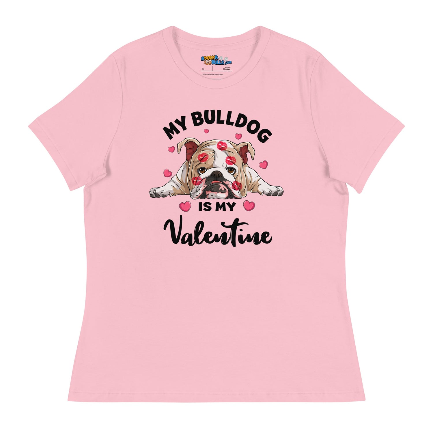 "My Bulldog is my Valentine" Women&