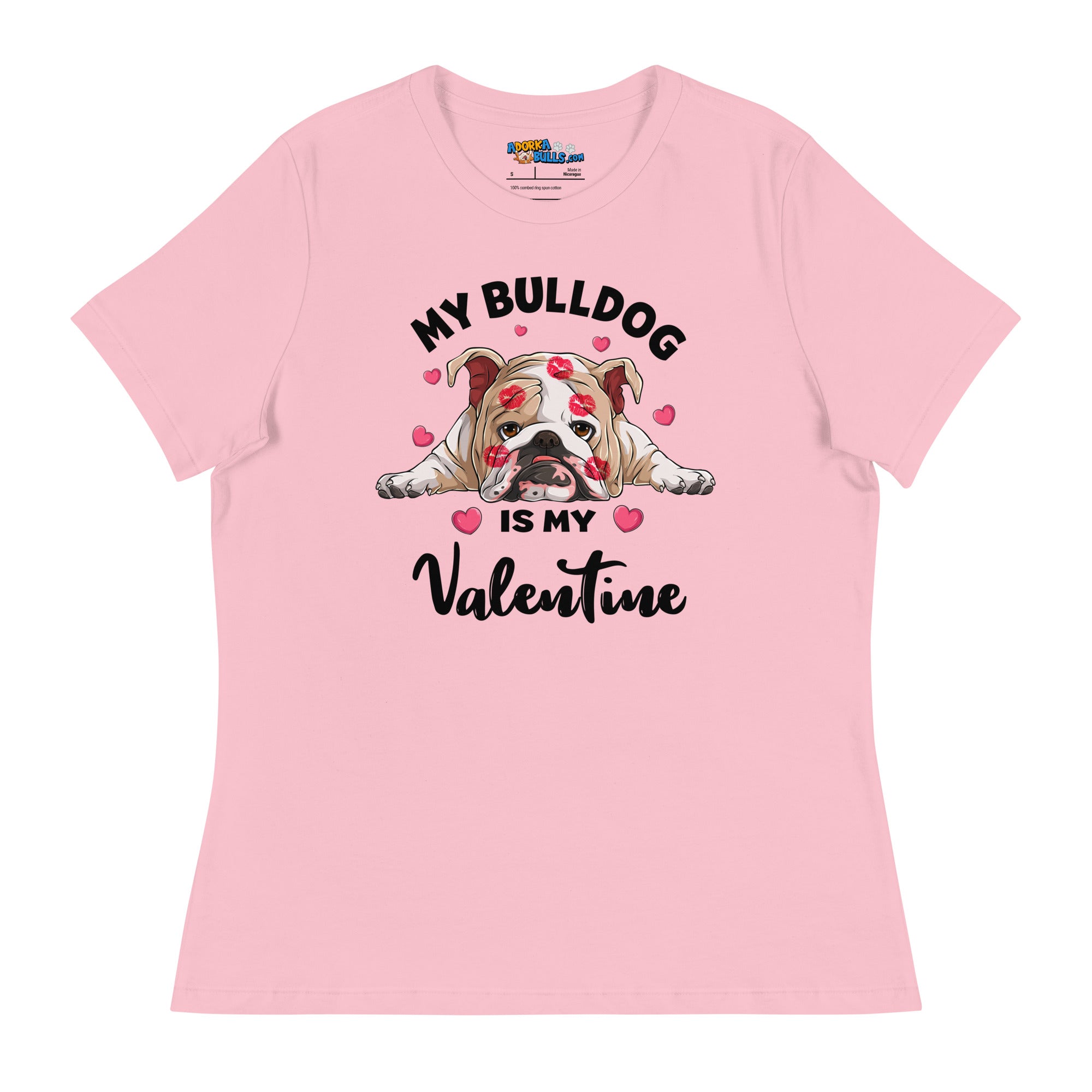 "My Bulldog is my Valentine" Women&