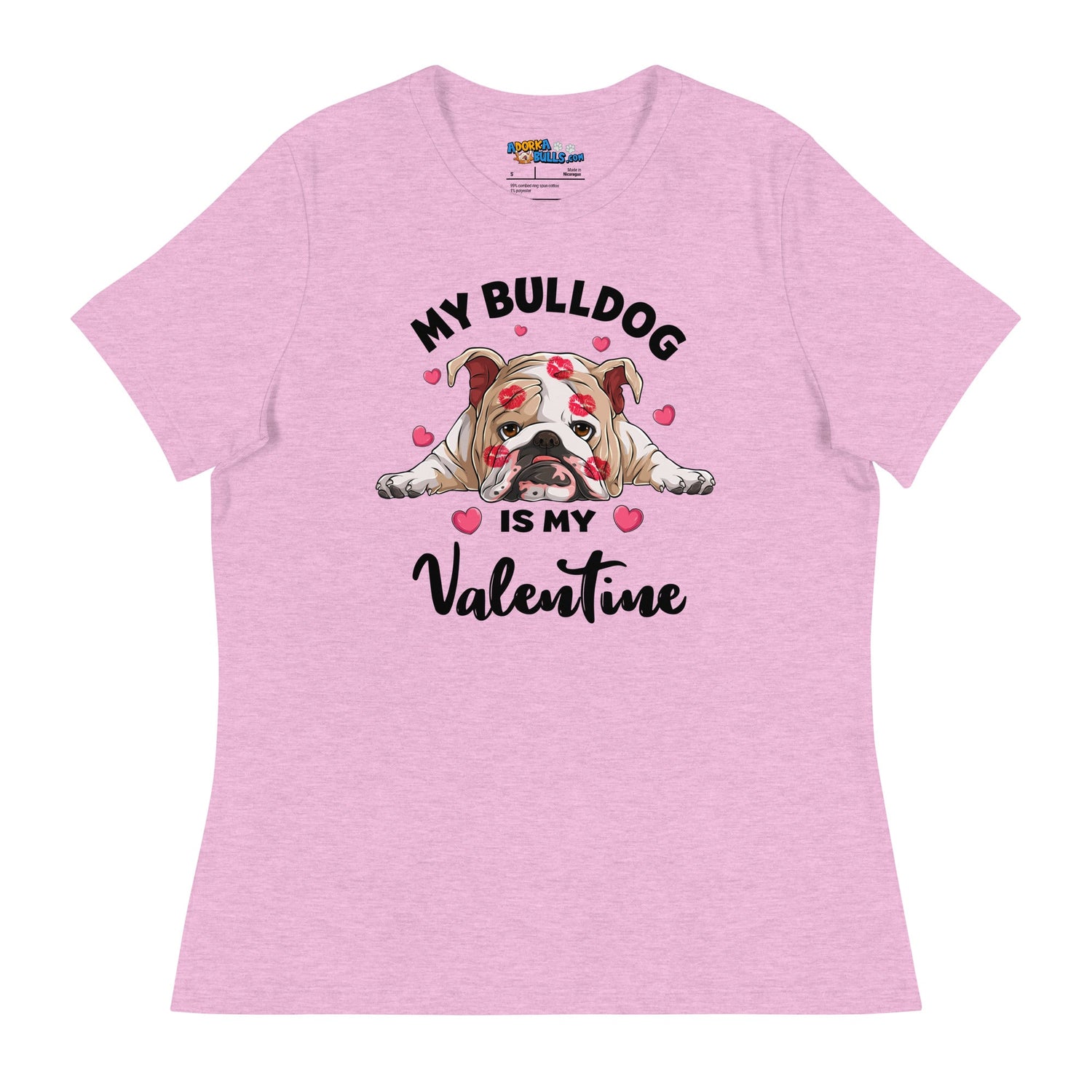 "My Bulldog is my Valentine" Women&