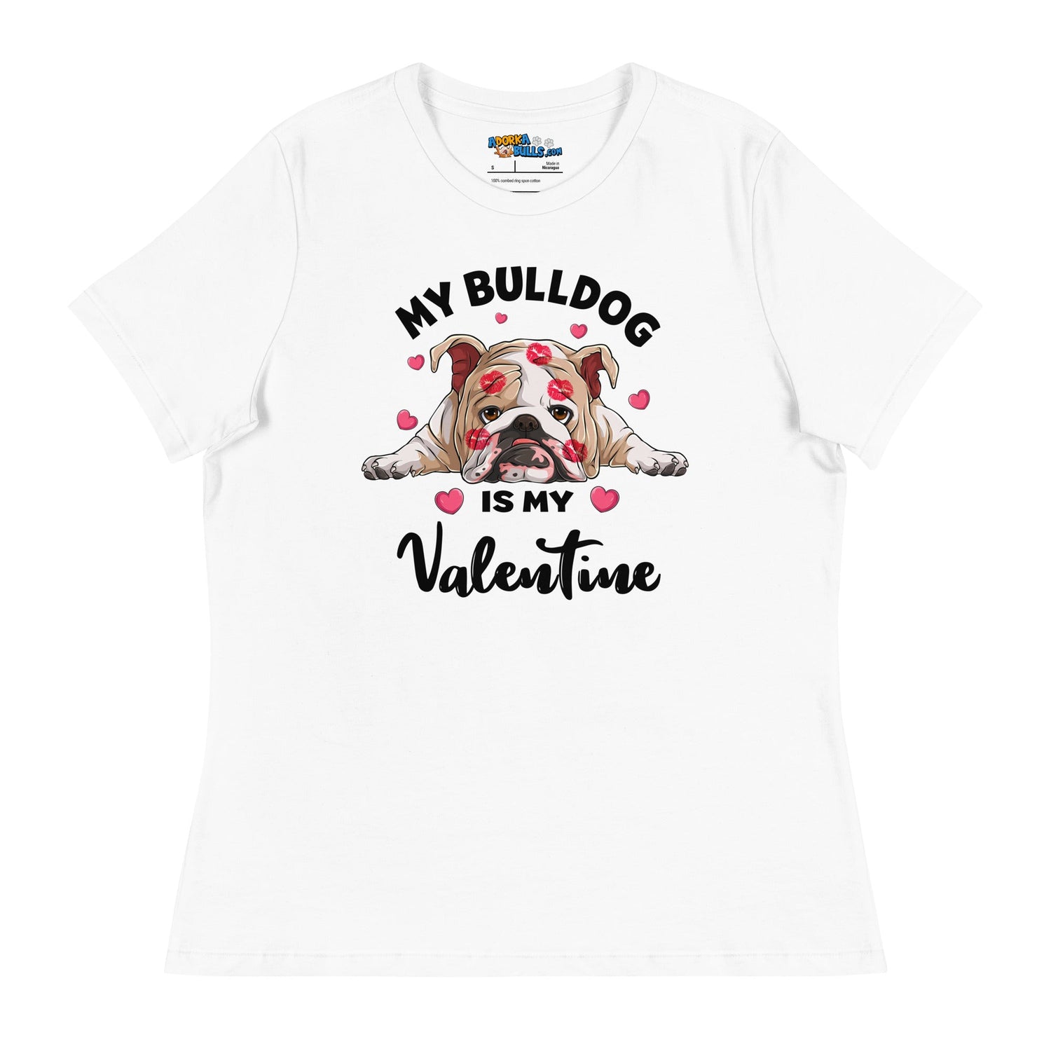 "My Bulldog is my Valentine" Women&