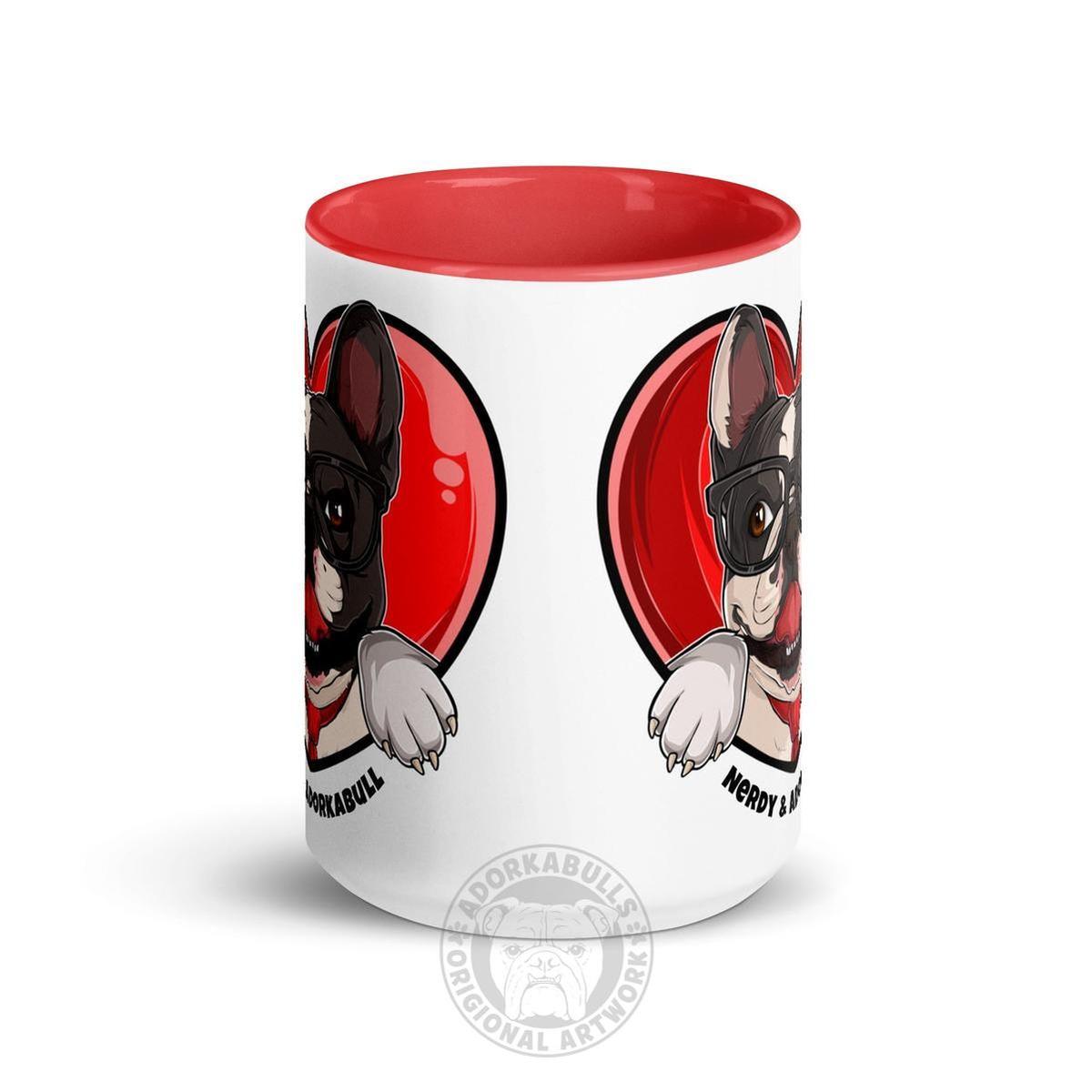 Nerdy & Adorkabull – French Bulldog Mug (15oz)
