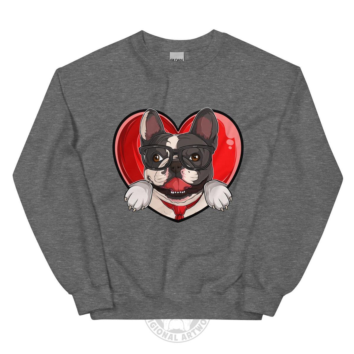 Nerdy & Adorkabull – Frenchie Love Sweatshirt