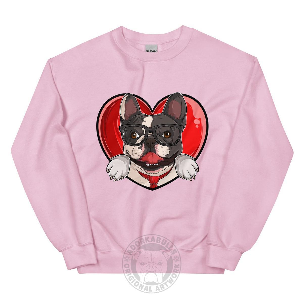 Nerdy & Adorkabull – Frenchie Love Sweatshirt