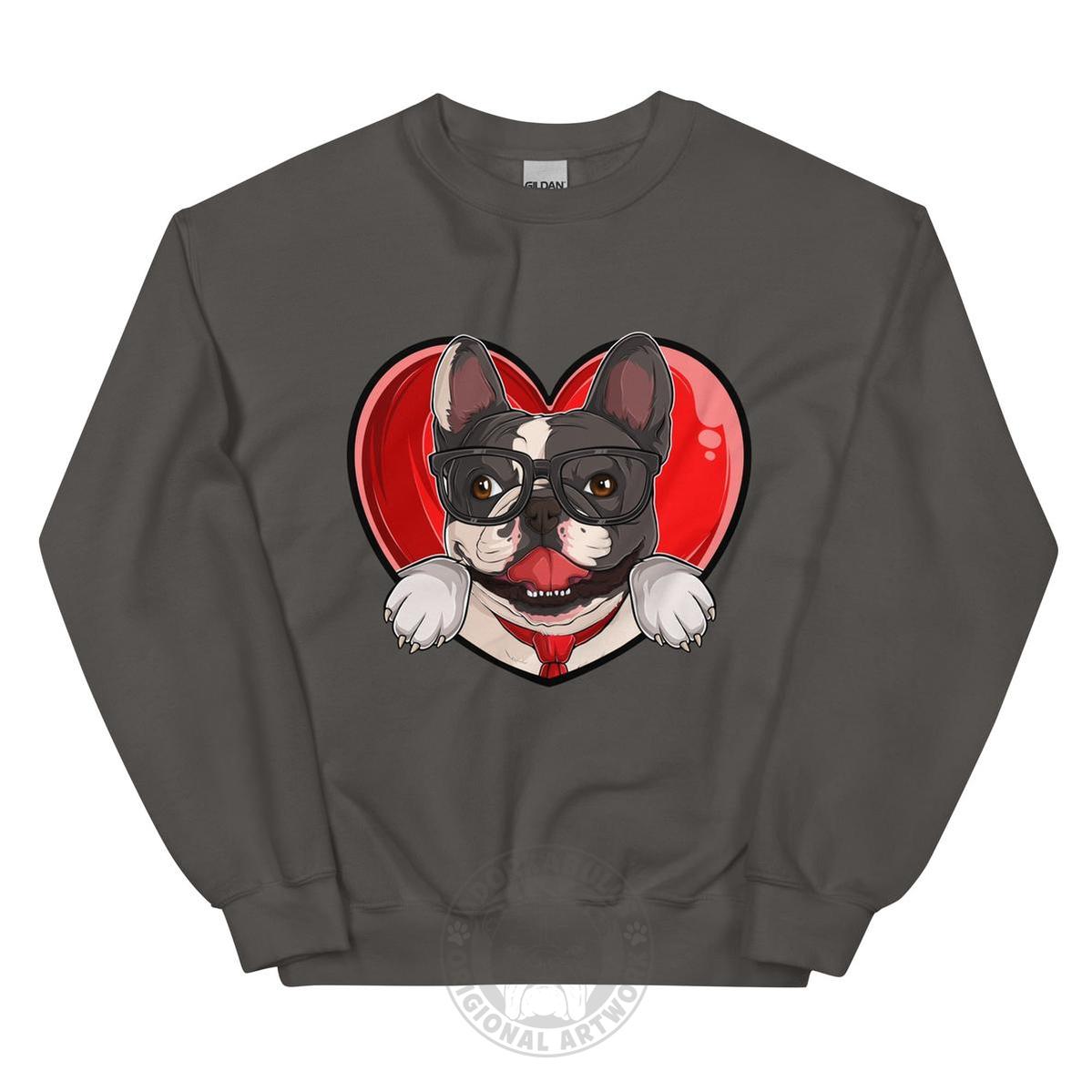 Nerdy & Adorkabull – Frenchie Love Sweatshirt