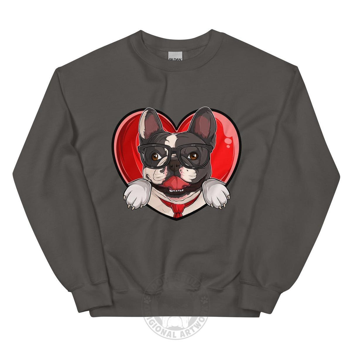 Nerdy & Adorkabull – Frenchie Love Sweatshirt