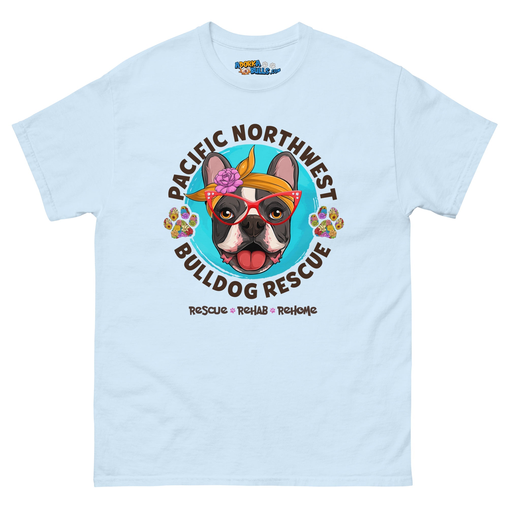 Pacific Northwest Bulldog Rescue Female Frenchie Men&