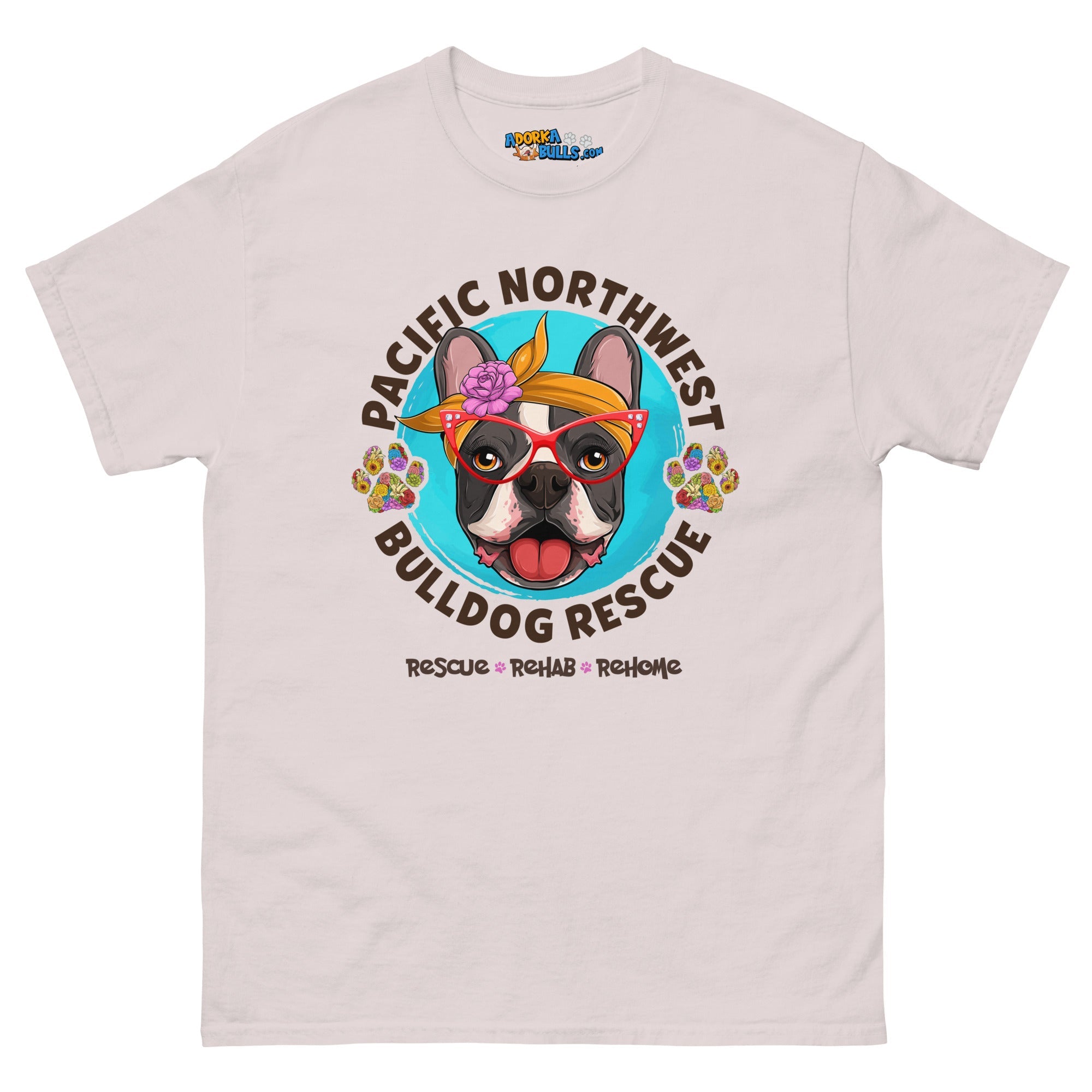 Pacific Northwest Bulldog Rescue Female Frenchie Men&