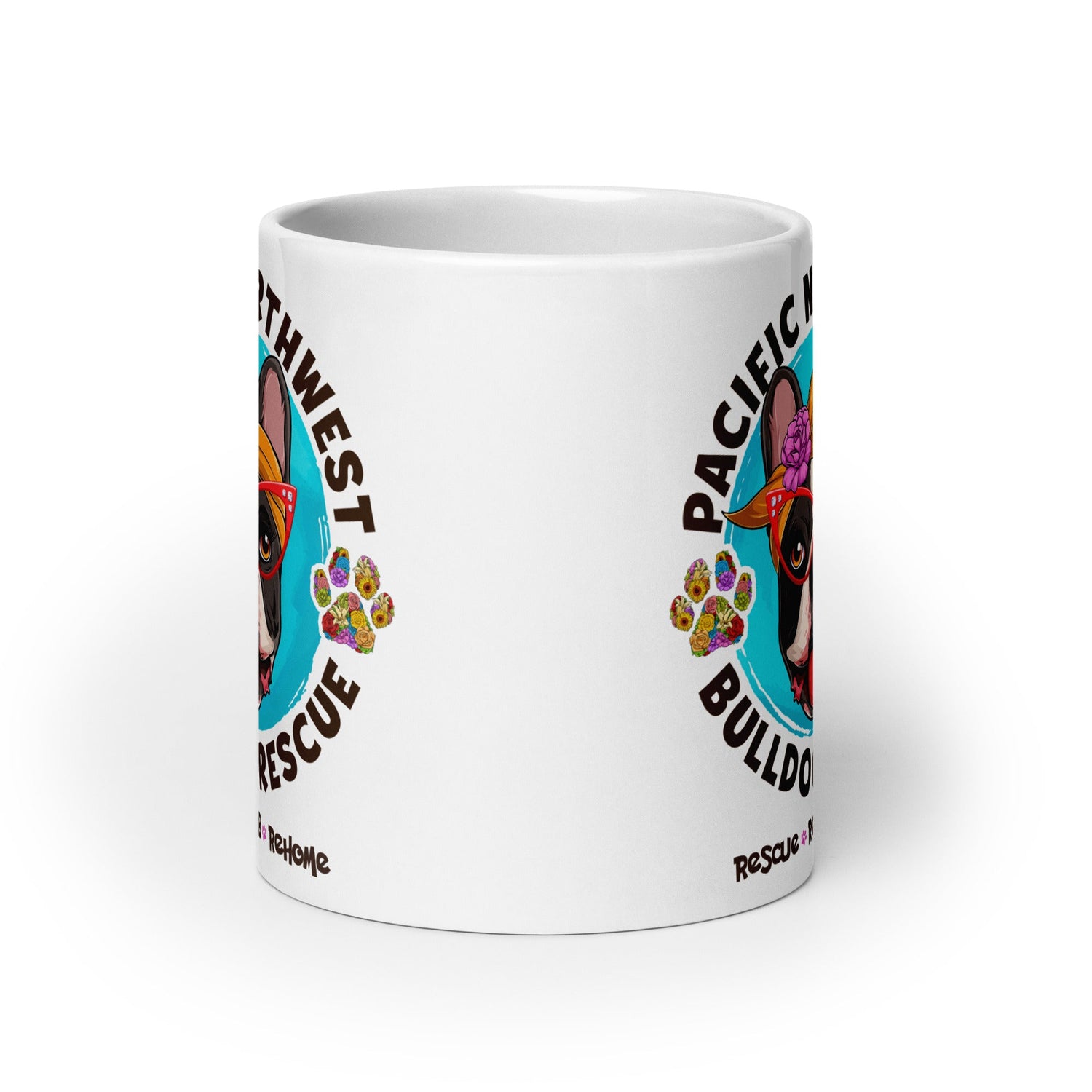 Pacific Northwest Bulldog Rescue Female Frenchie Mug