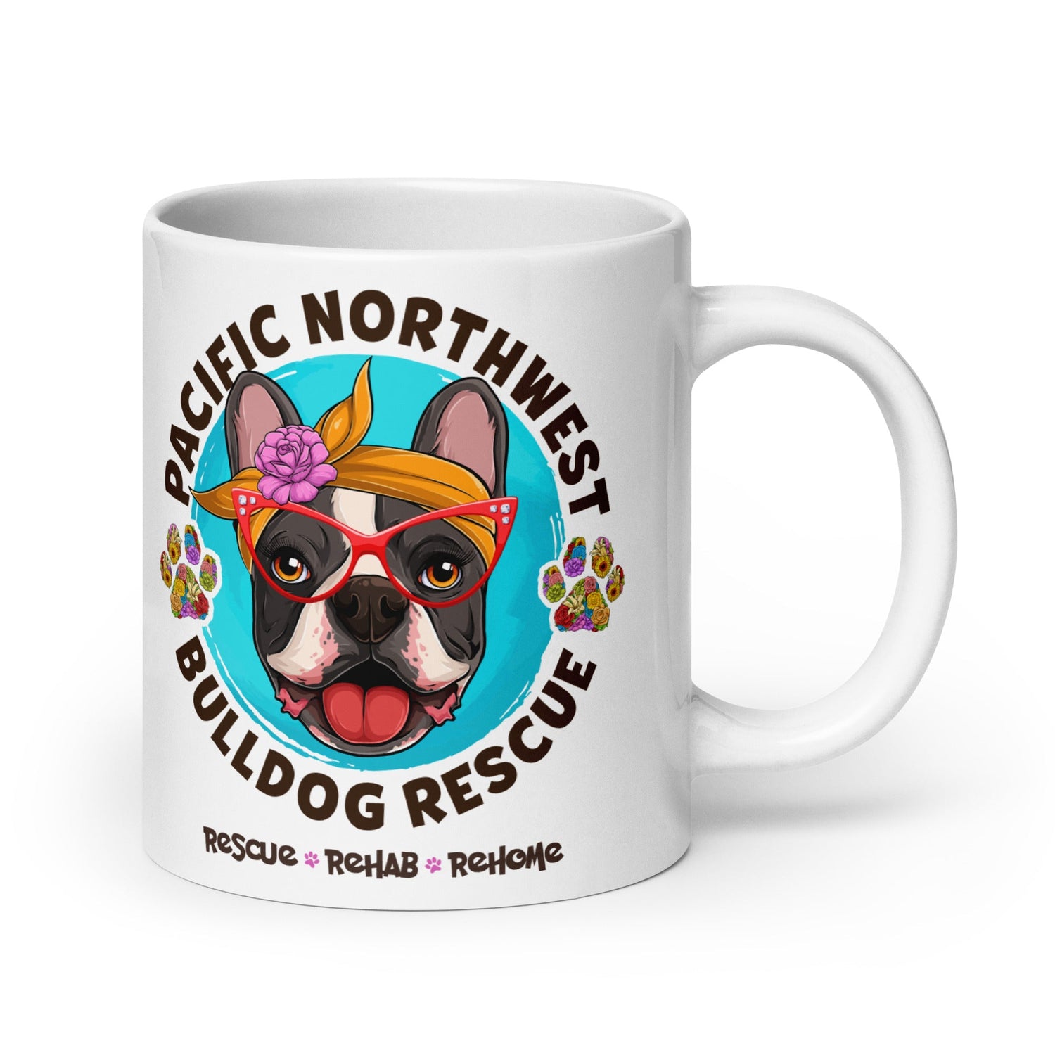 Pacific Northwest Bulldog Rescue Female Frenchie Mug