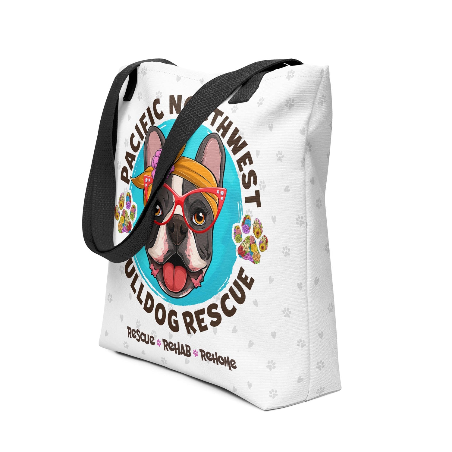 Pacific Northwest Bulldog Rescue Female Frenchie Tote Bag
