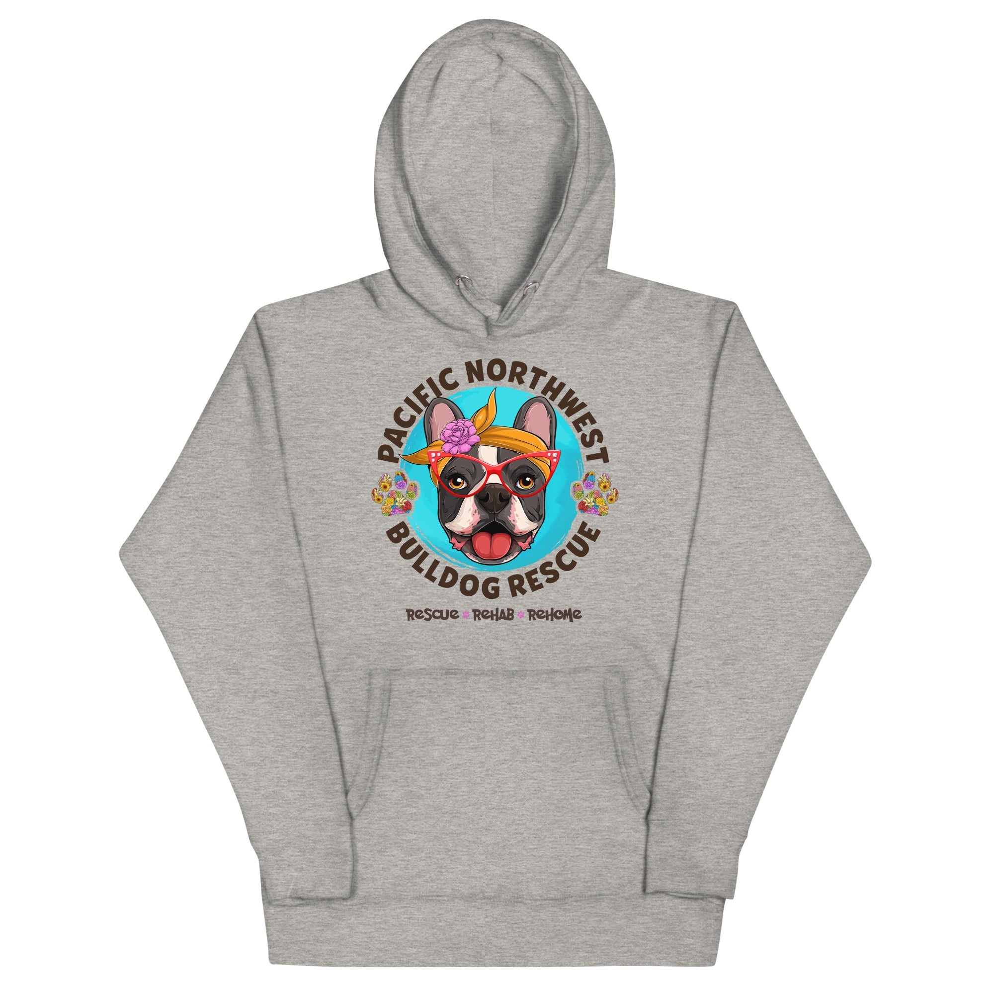 Pacific Northwest Bulldog Rescue Female Frenchie Unisex Hoodie