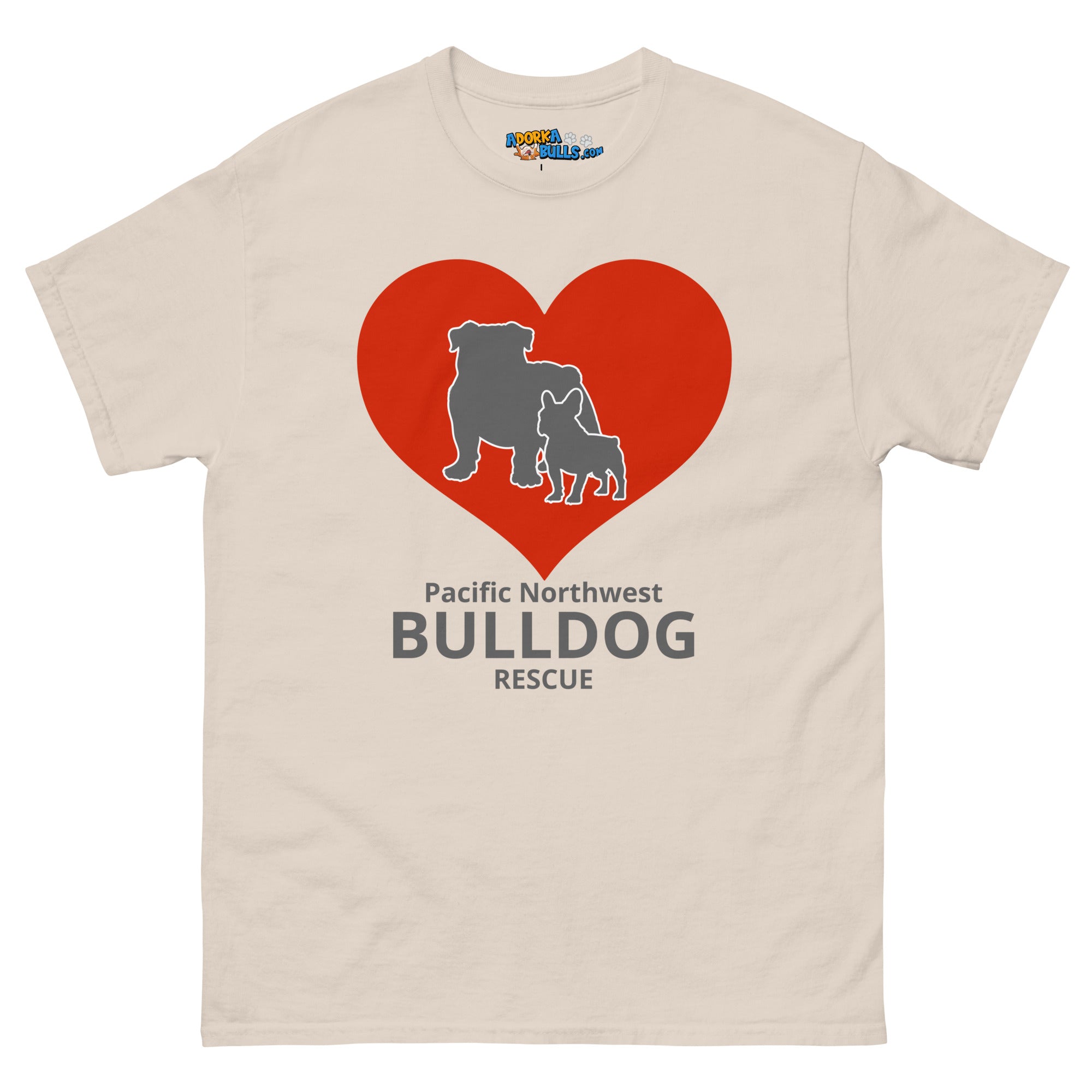 Pacific Northwest Bulldog Rescue Hearts Men&