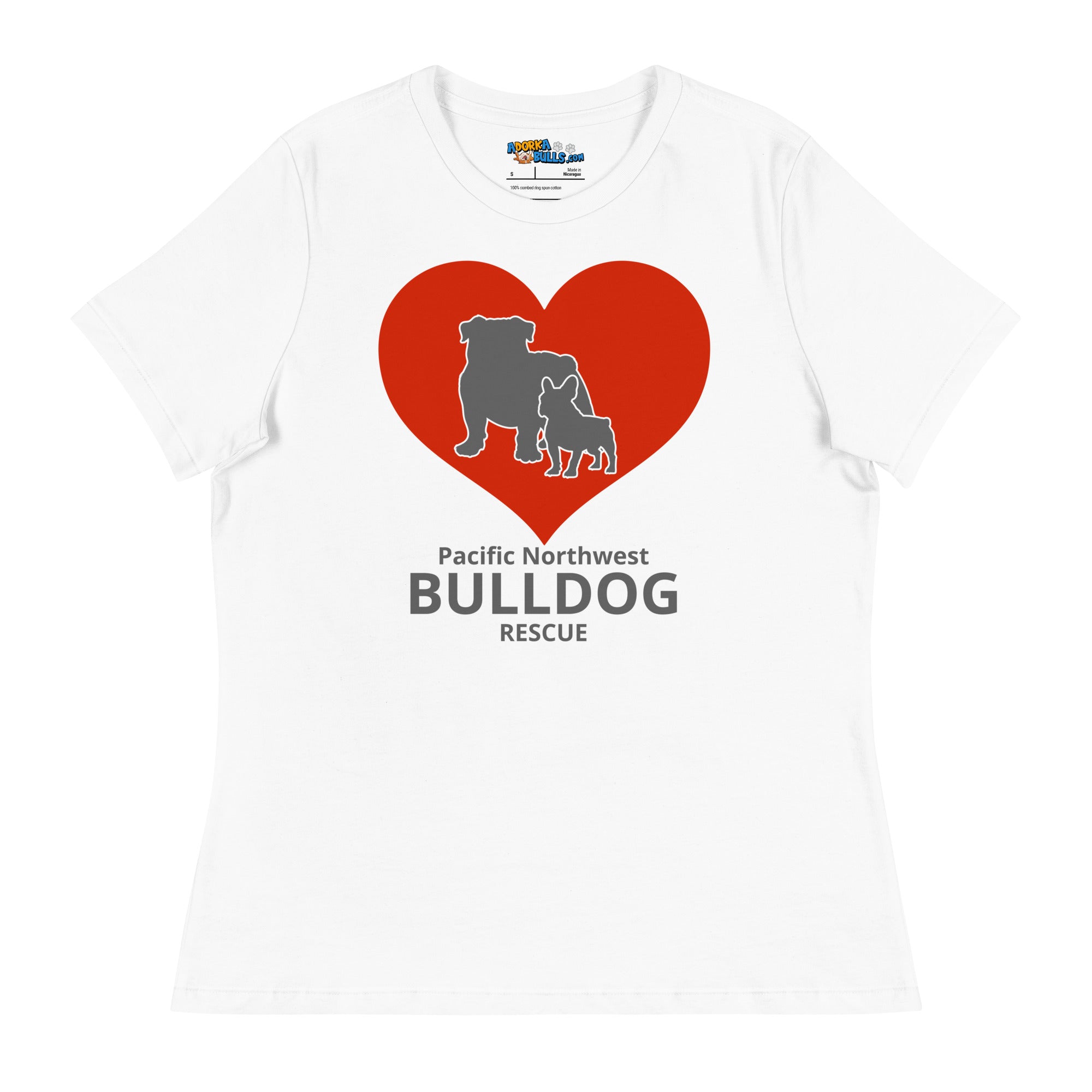 Pacific Northwest Bulldog Rescue Hearts Women&