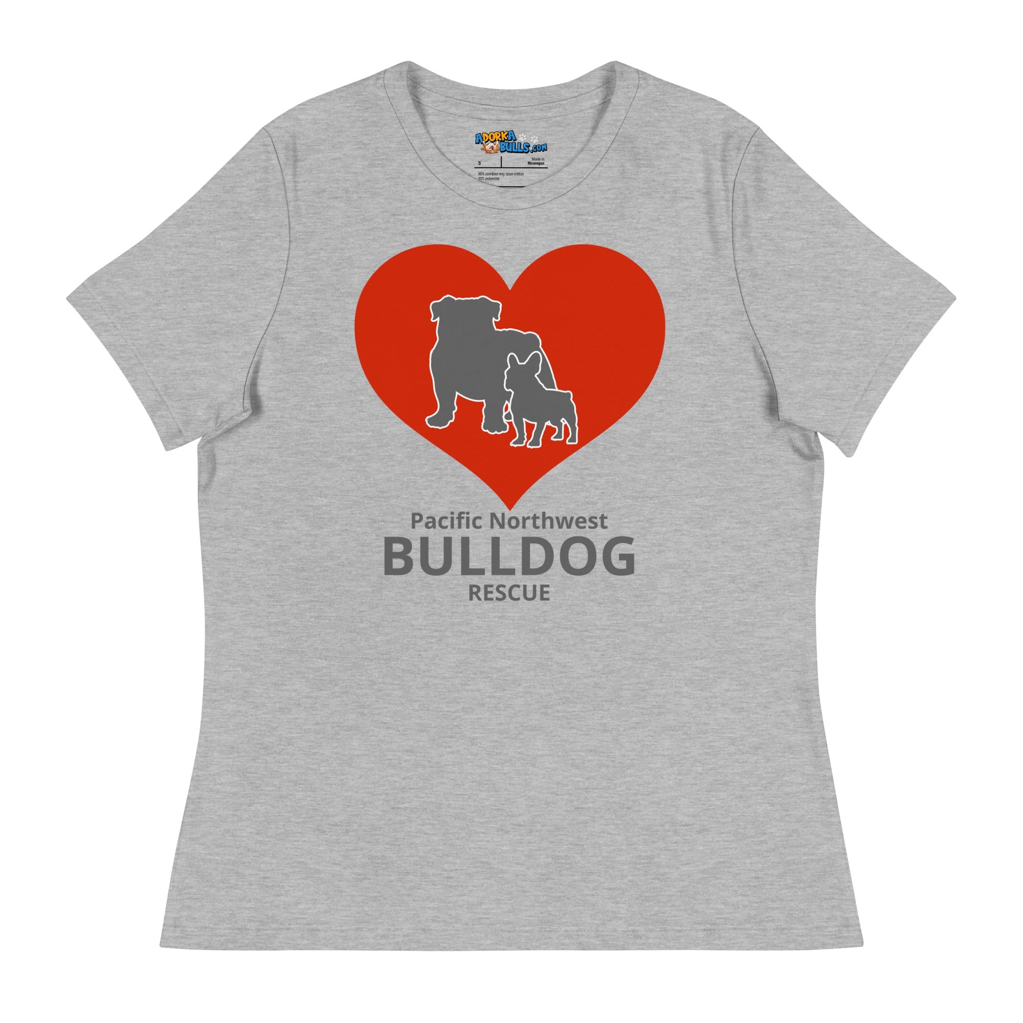 Pacific Northwest Bulldog Rescue Hearts Women&
