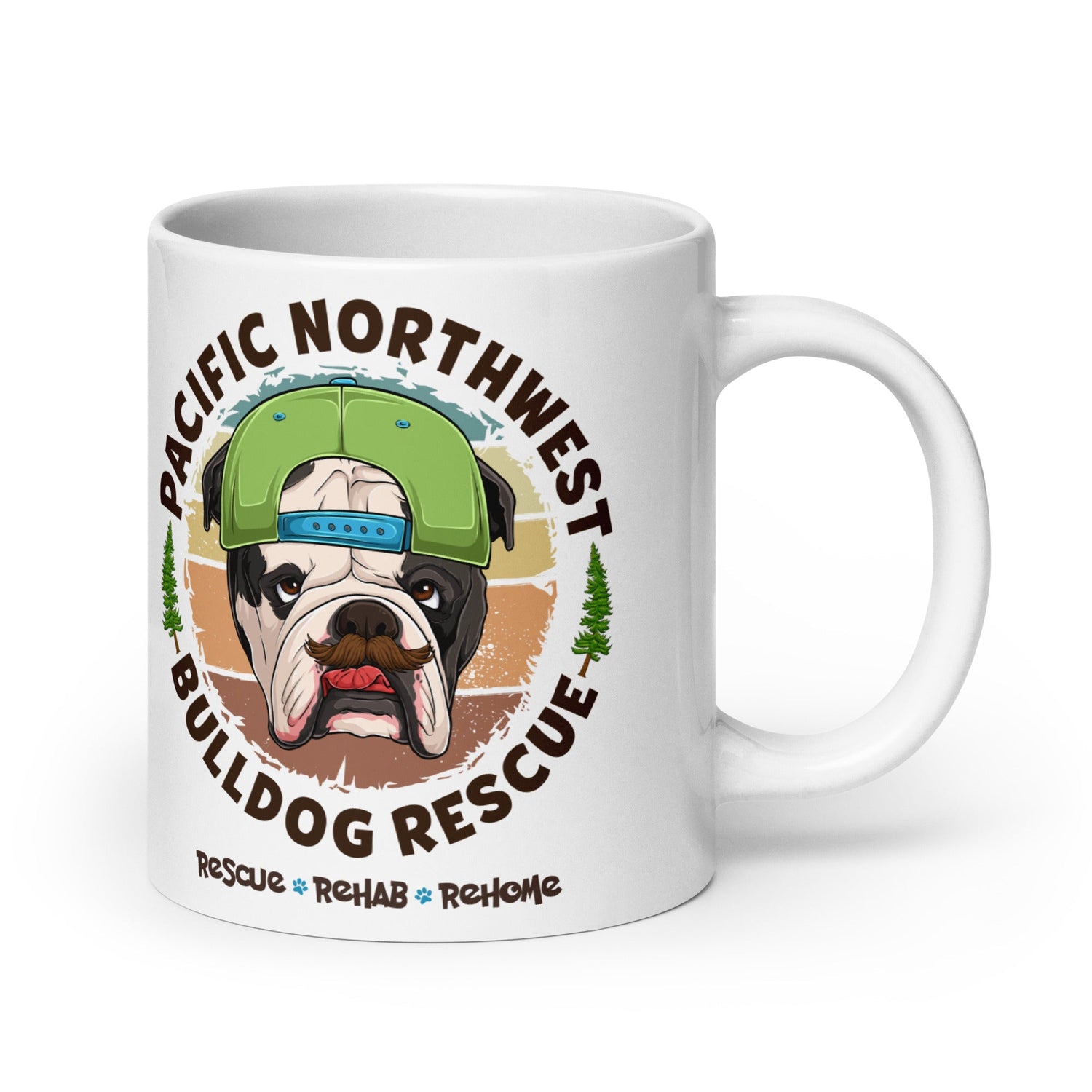 Pacific Northwest Bulldog Rescue Male English Bulldog Mug