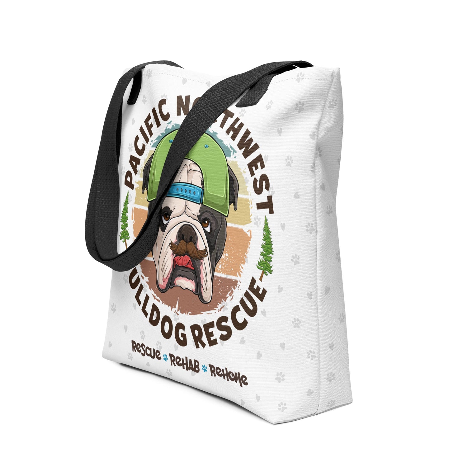 Pacific Northwest Bulldog Rescue Male English Bulldog Tote Bag